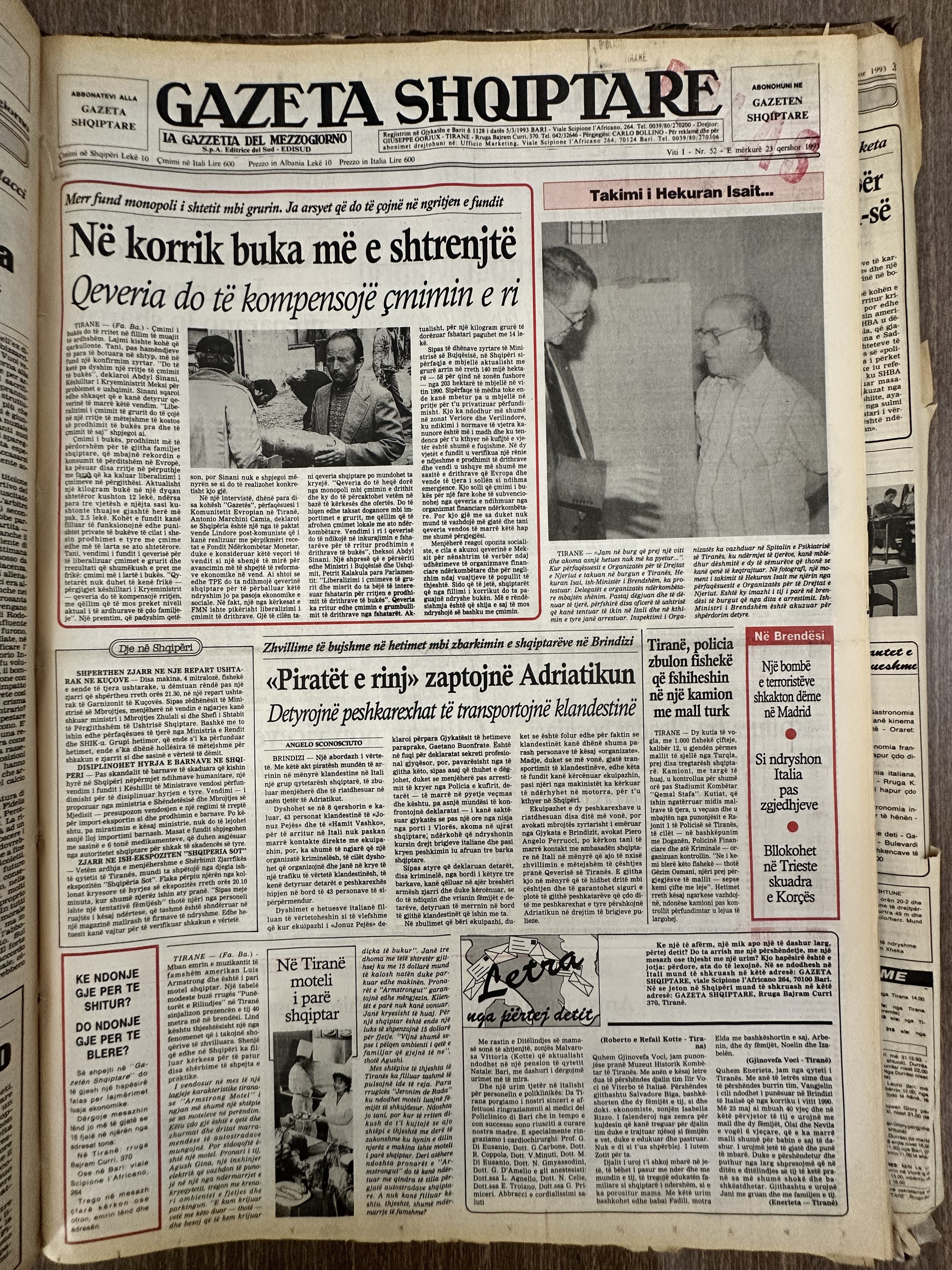 Gazeta Shqiptare 1993-06-23