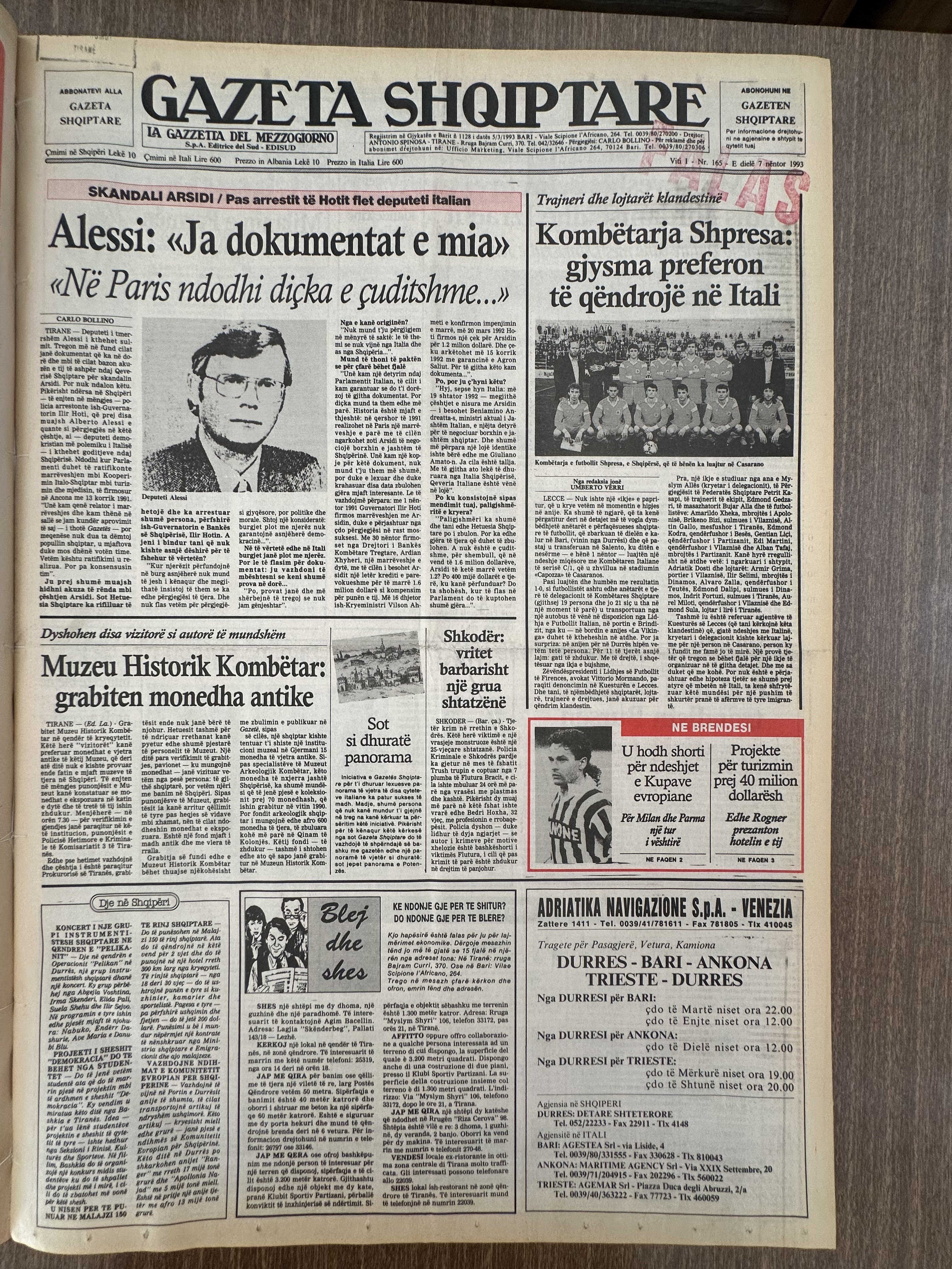 Gazeta Shqiptare 1993-02-07
