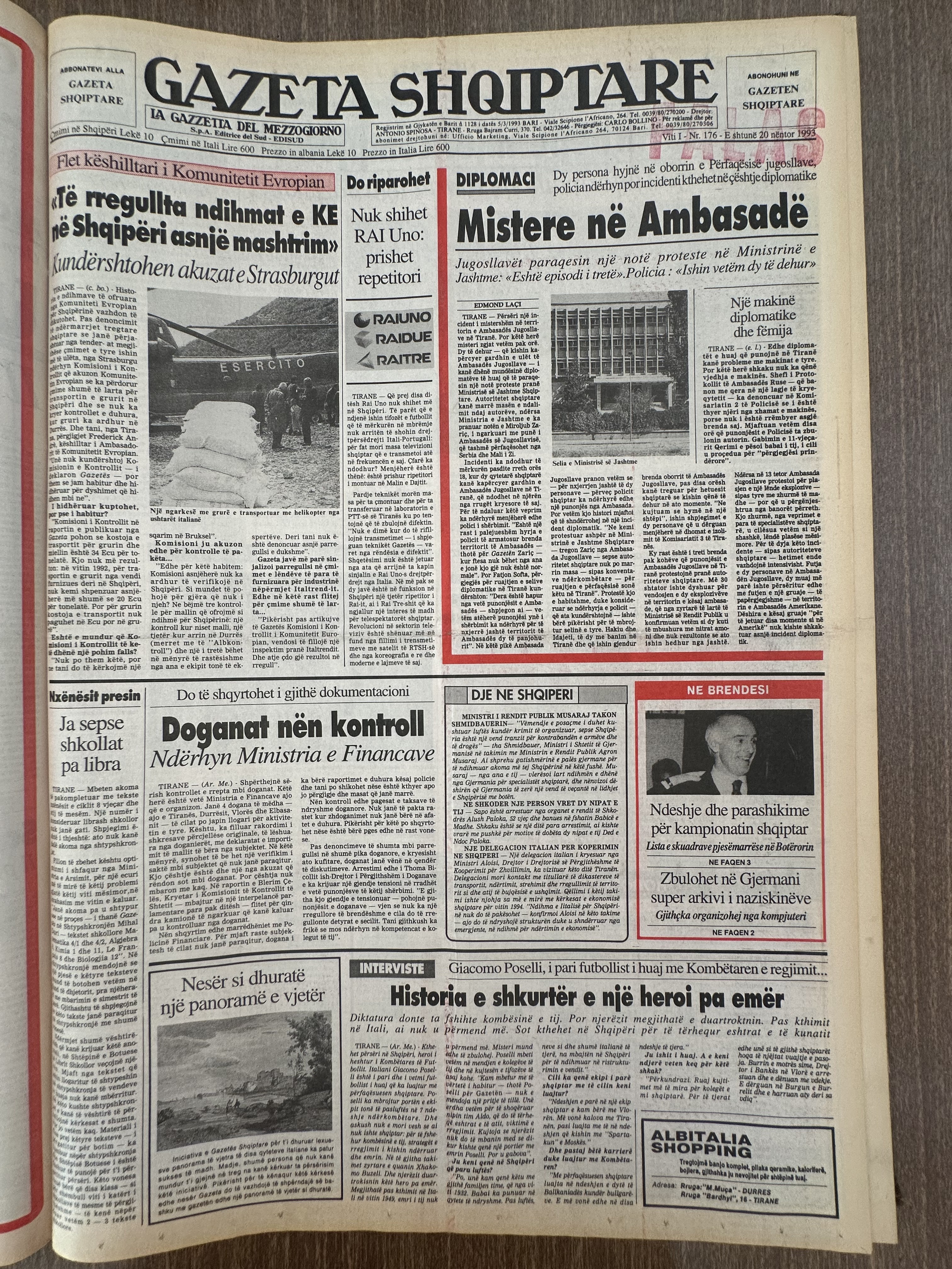 Gazeta Shqiptare 1993-02-20