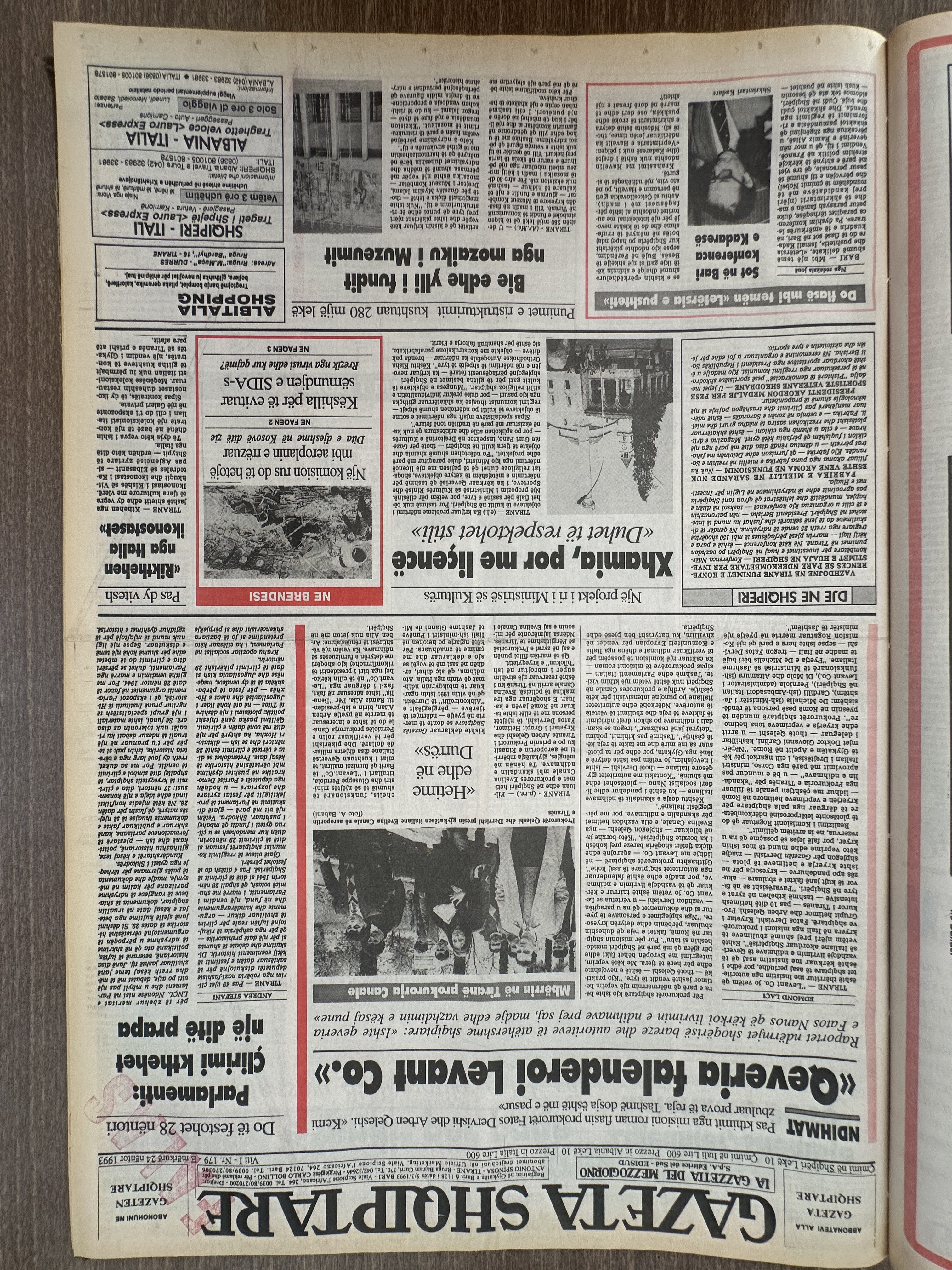 Gazeta Shqiptare 1993-11-24