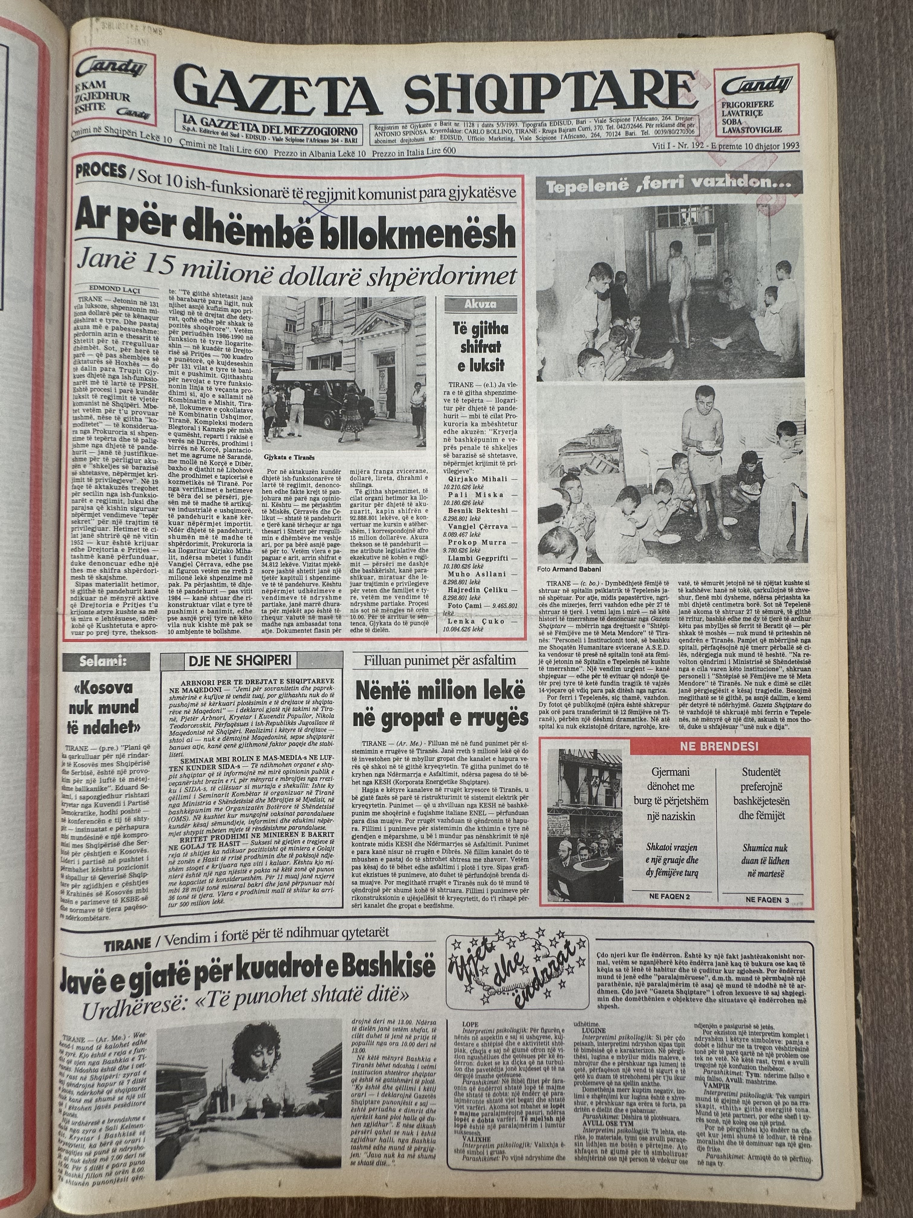 Gazeta Shqiptare 1993-12-10