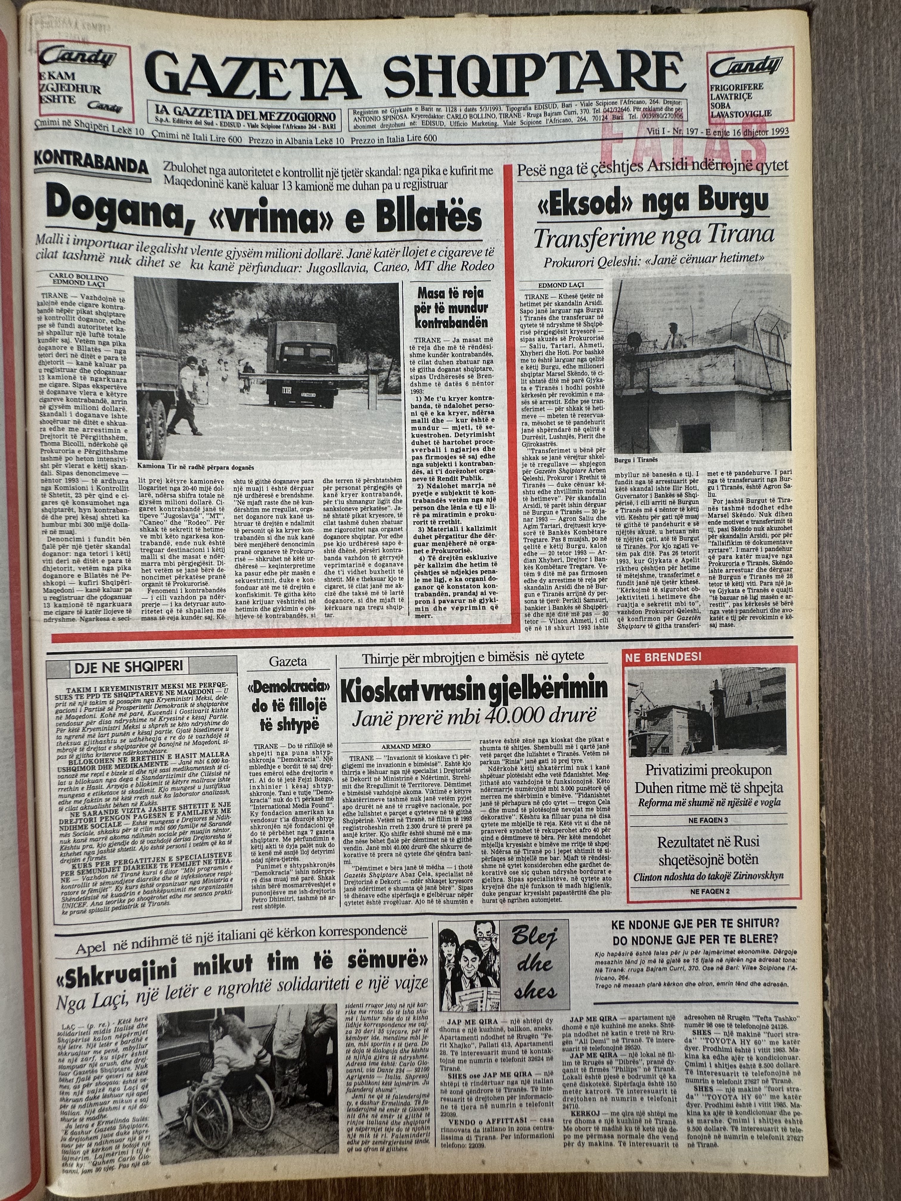 Gazeta Shqiptare 1993-12-16