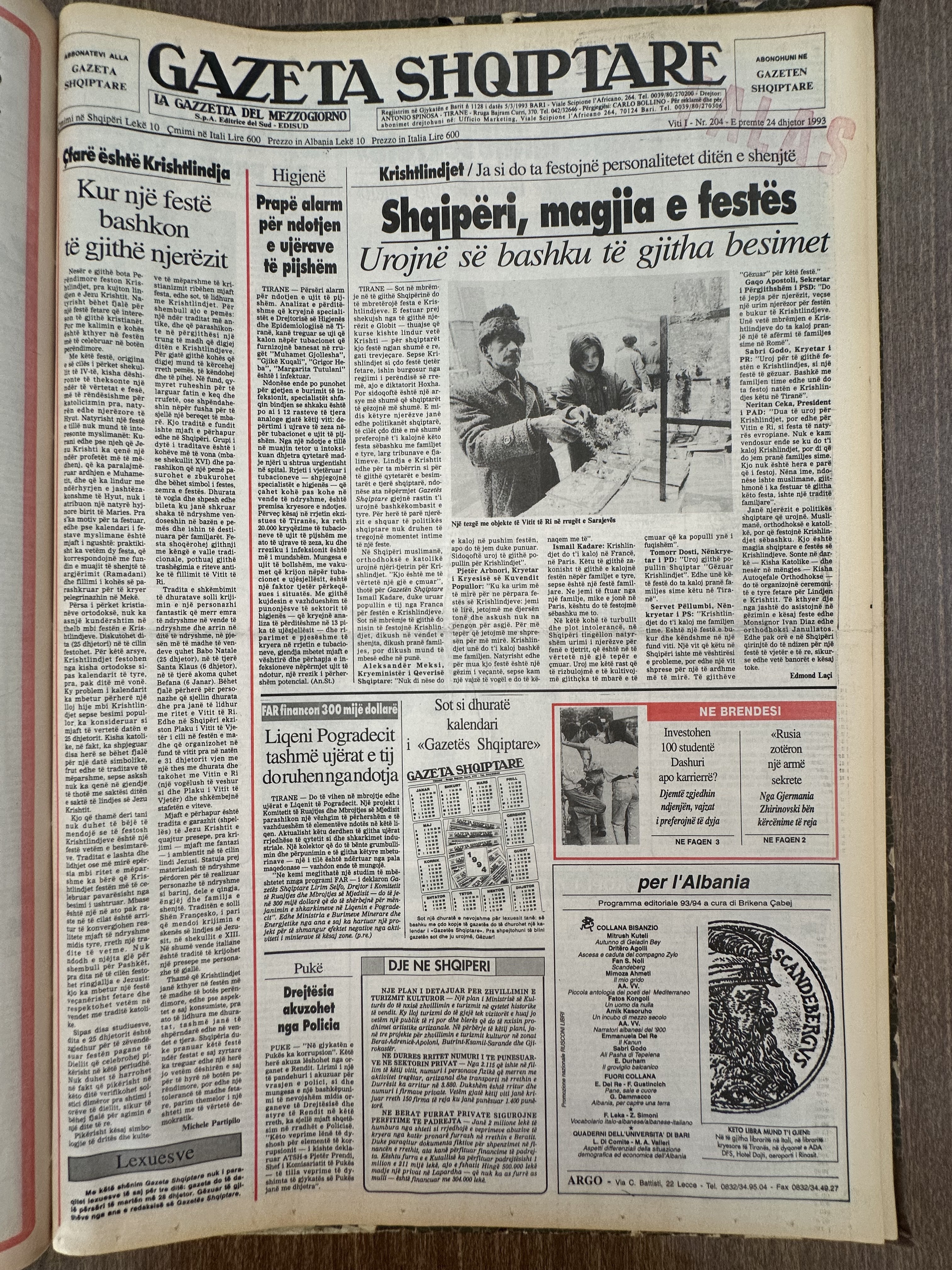 Gazeta Shqiptare 1993-12-24