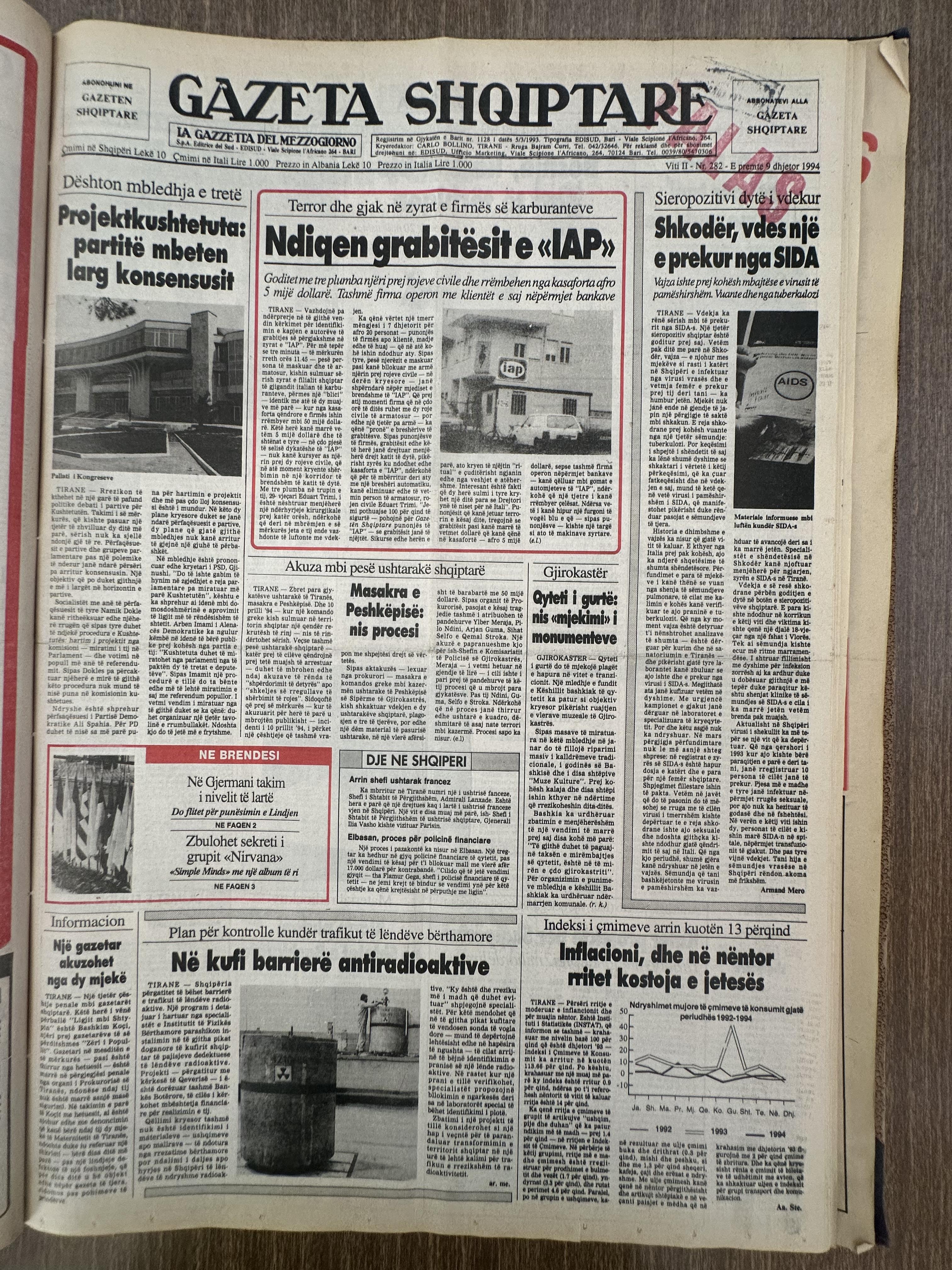 Gazeta Shqiptare 1994-12-09