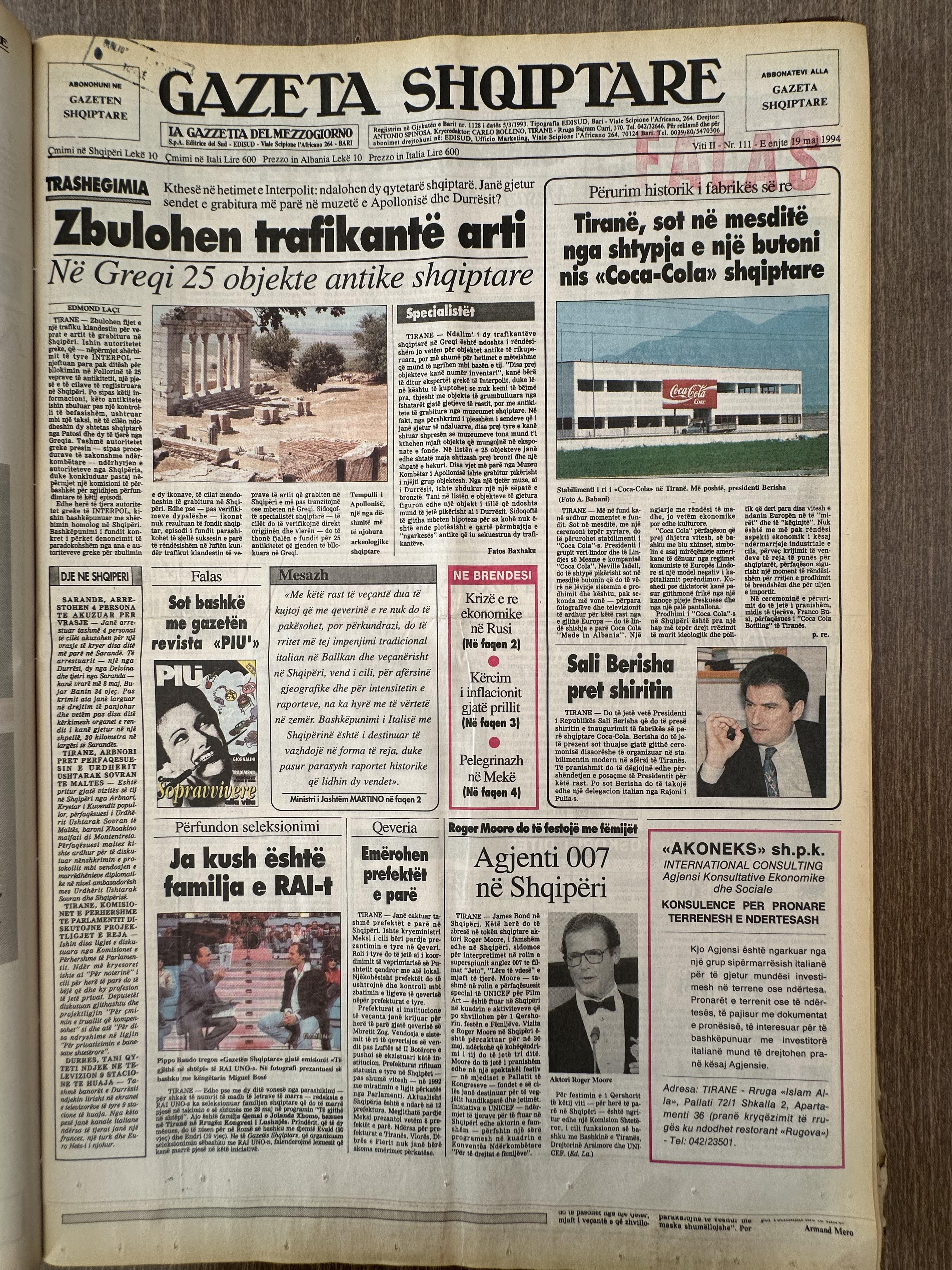 Gazeta Shqiptare 1994-05-19