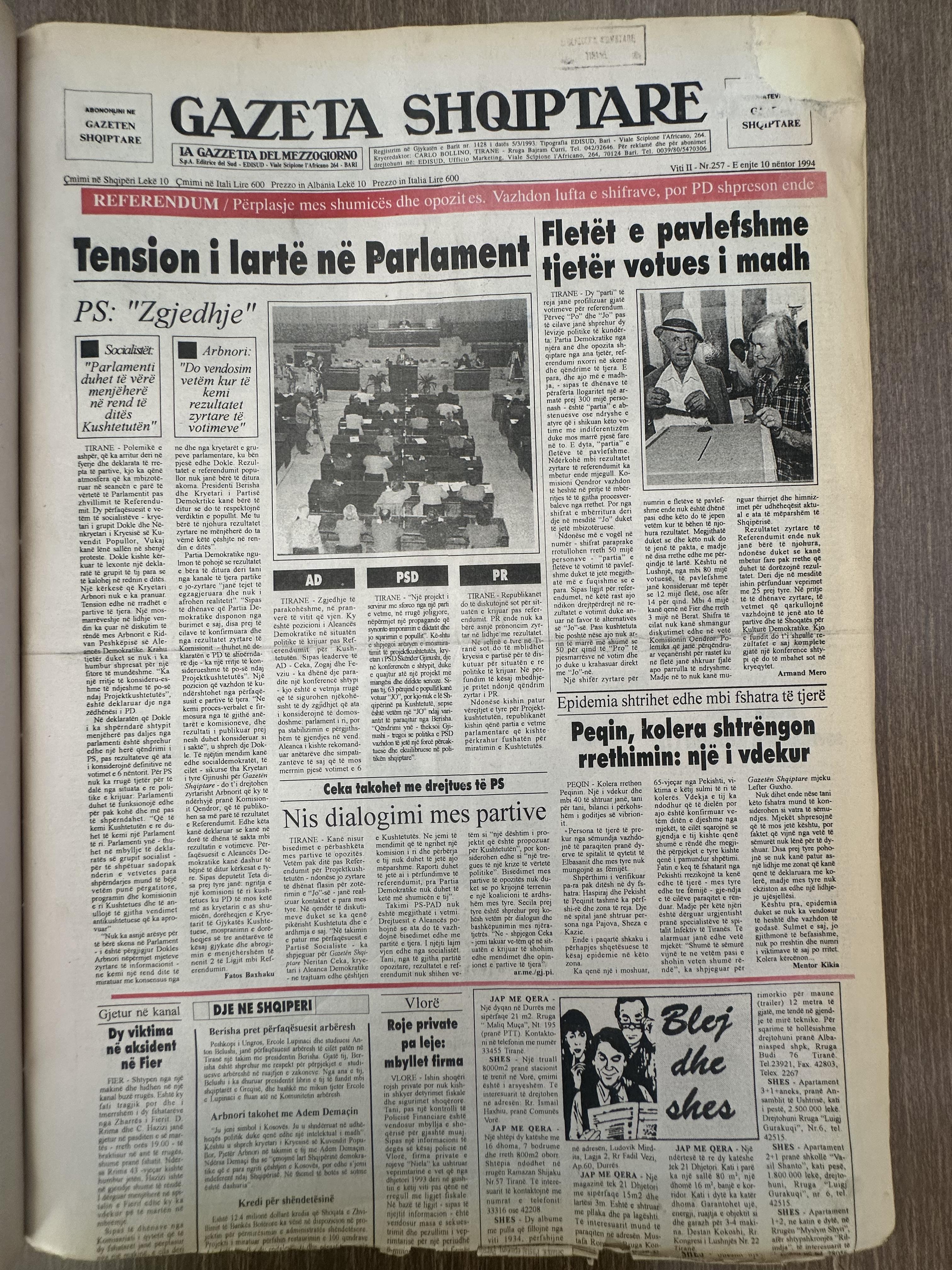 Gazeta Shqiptare 1994-11-10