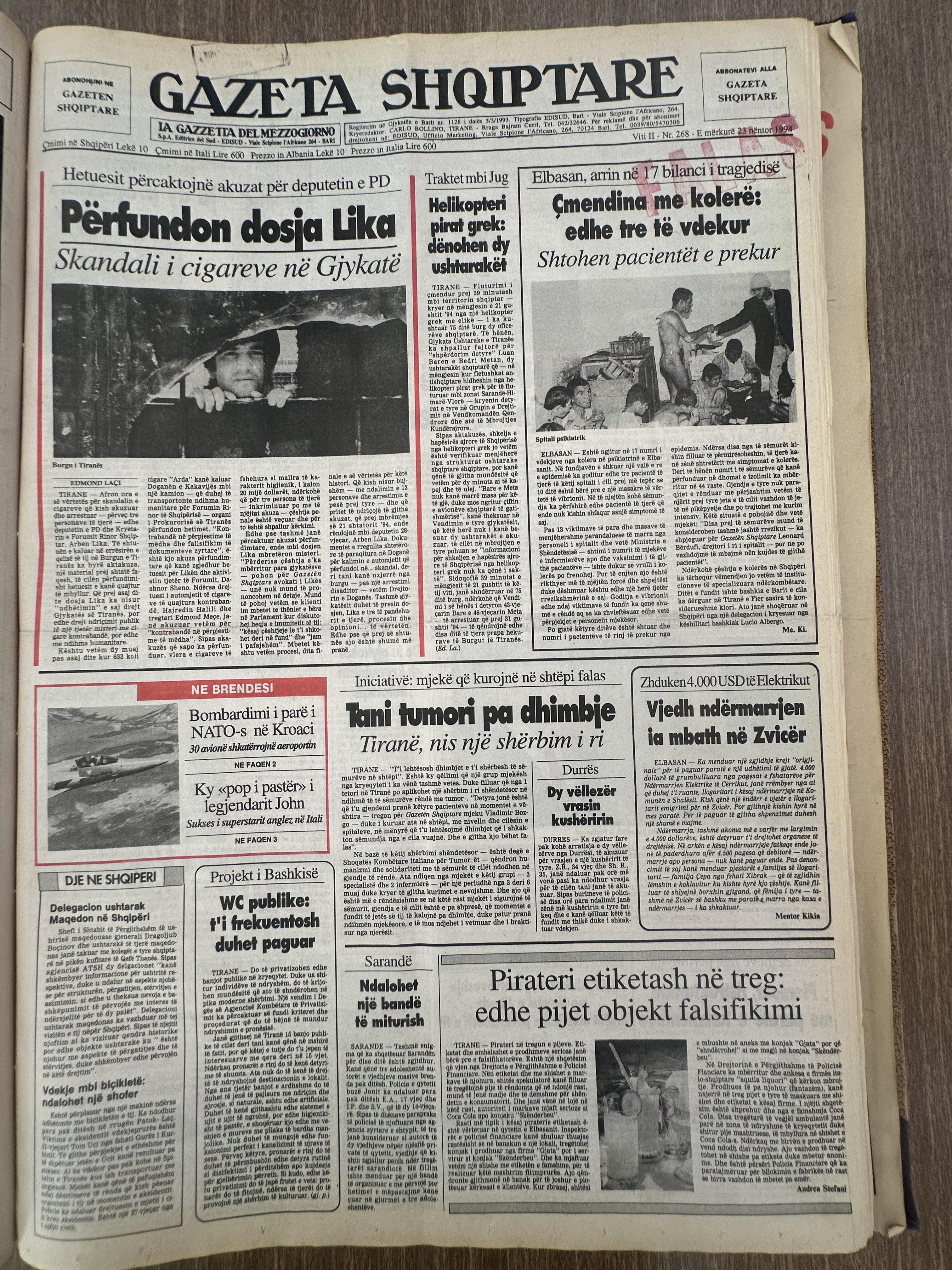 Gazeta Shqiptare 1994-11-23