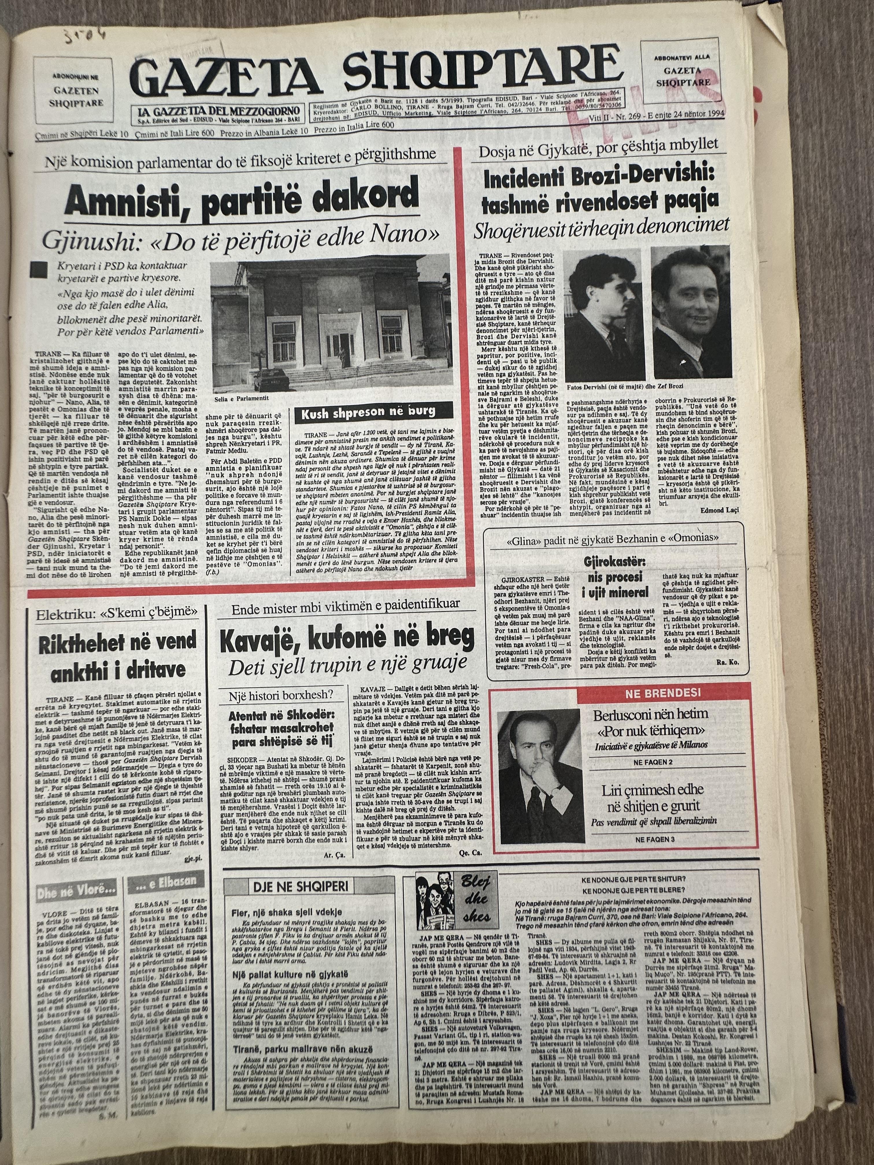 Gazeta Shqiptare 1994-11-24
