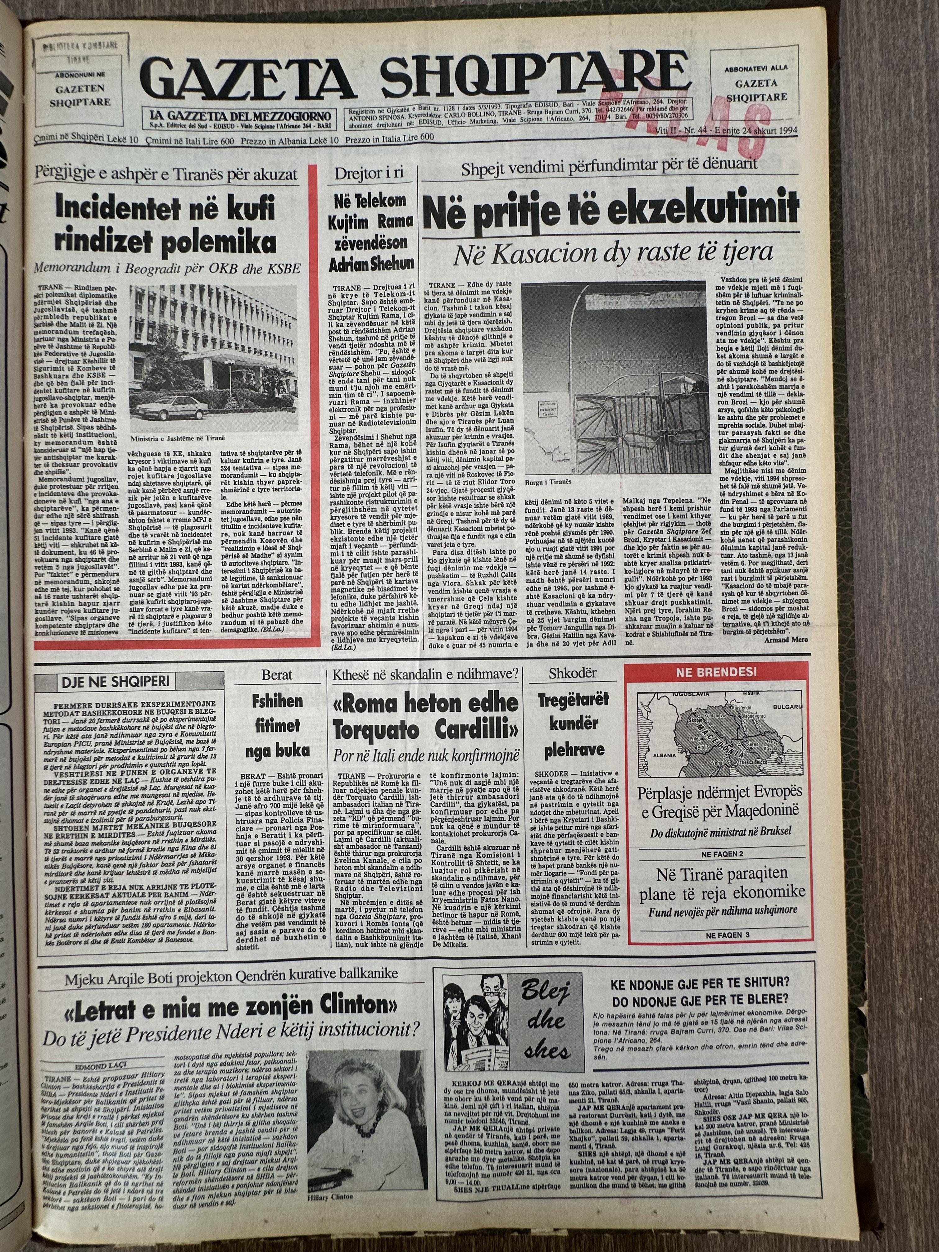 Gazeta Shqiptare 1994-02-24