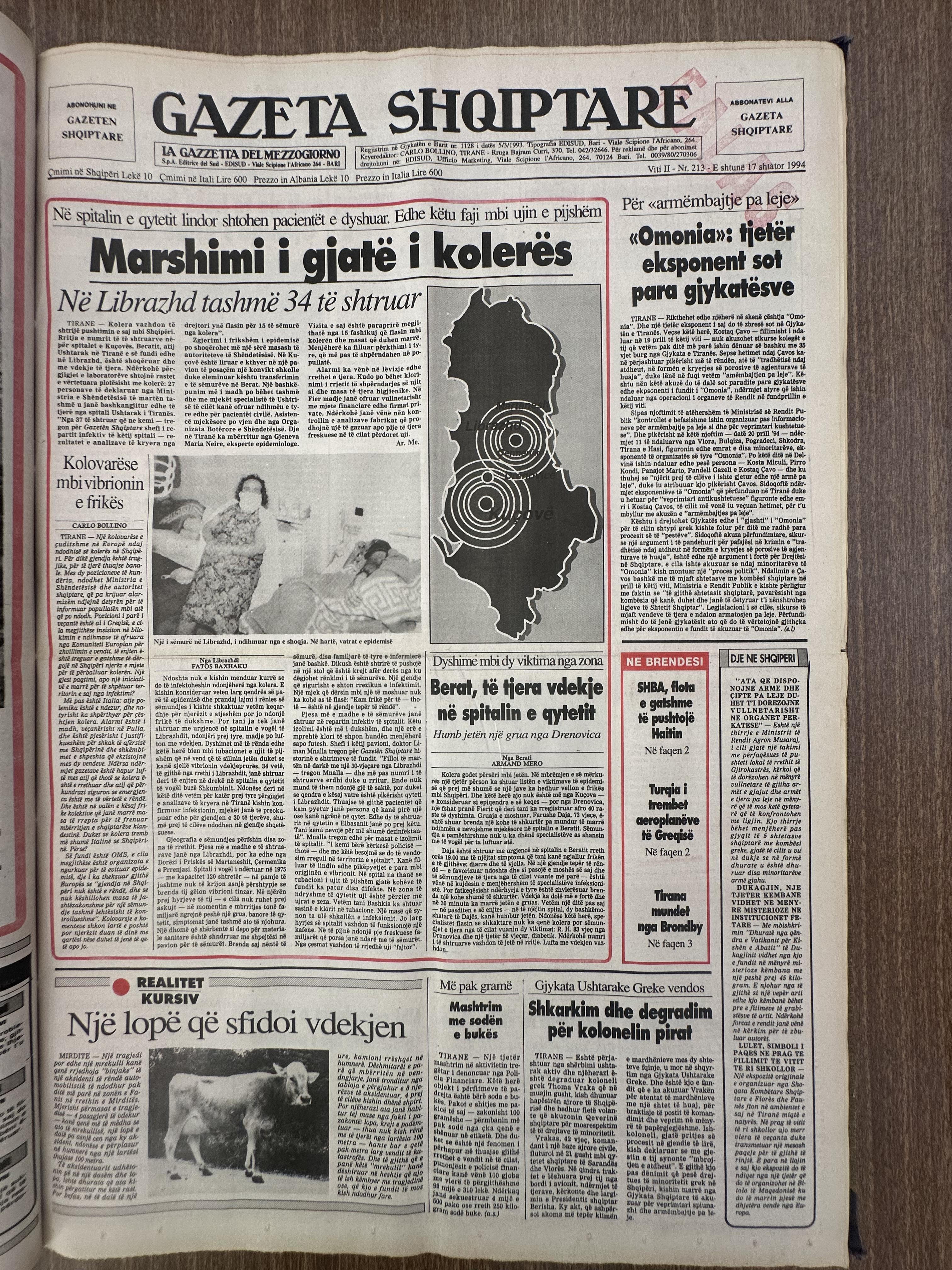 Gazeta Shqiptare 1994-09-17