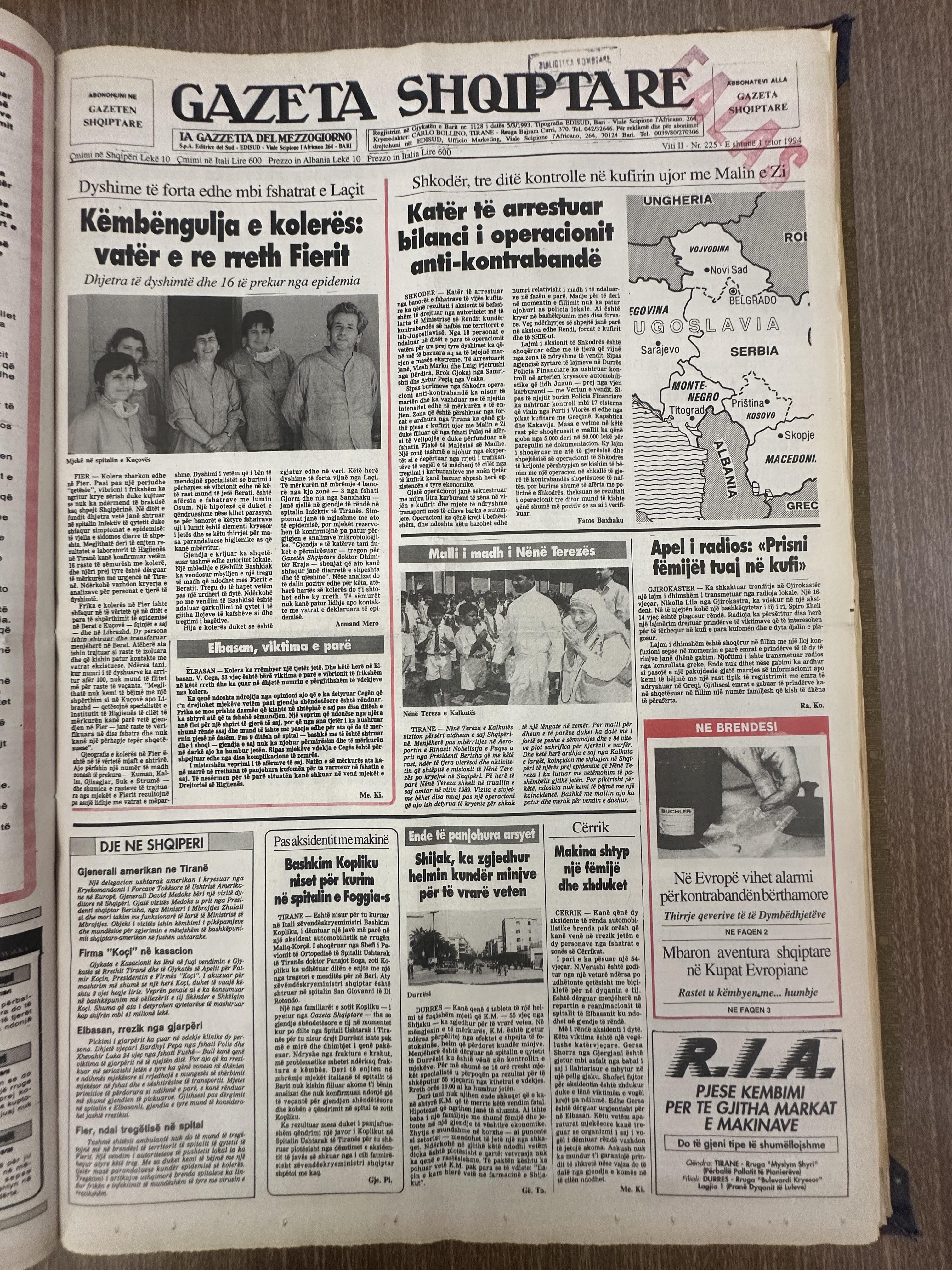 Gazeta Shqiptare 1994-10-01
