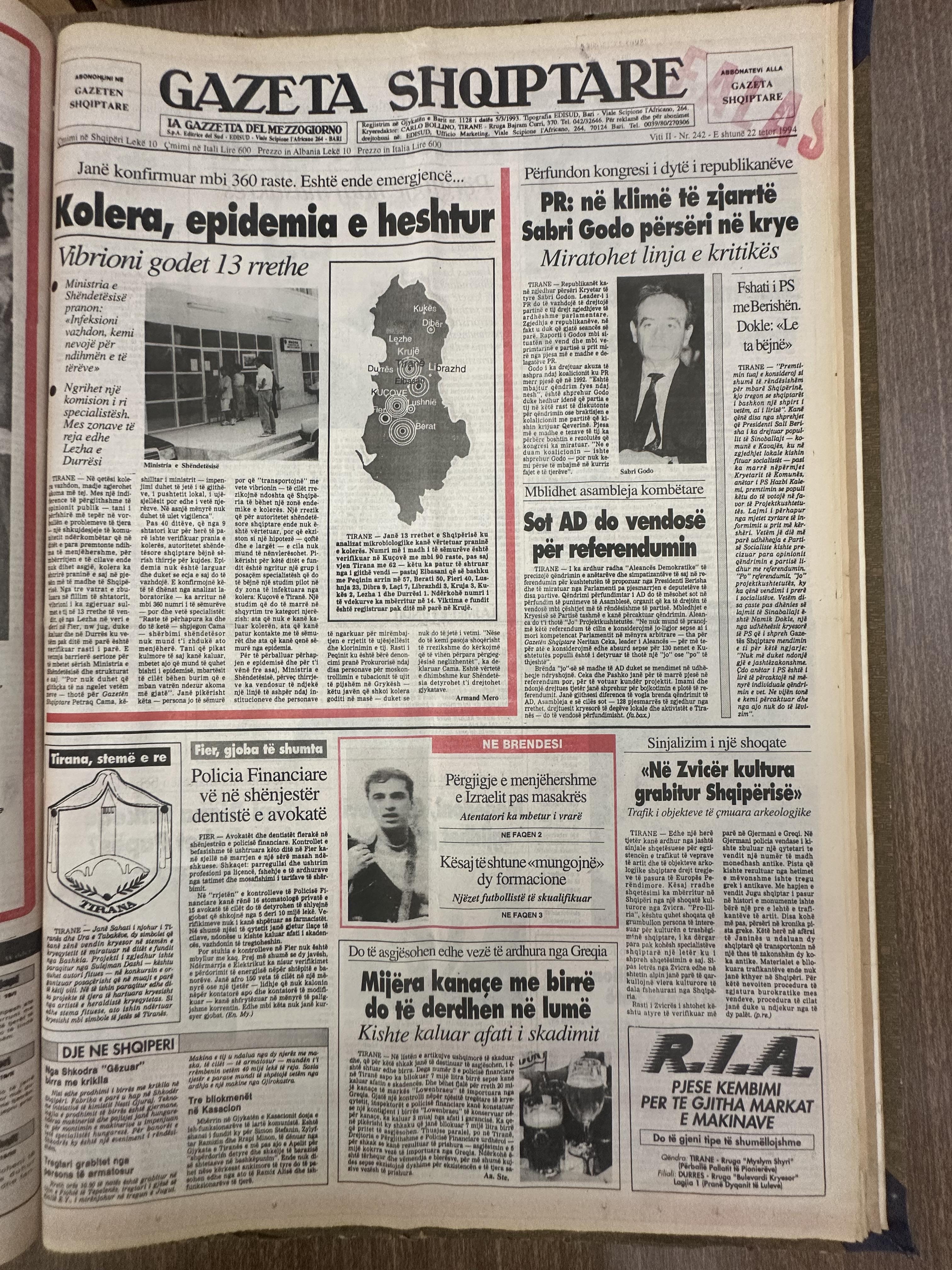Gazeta Shqiptare 1994-10-22