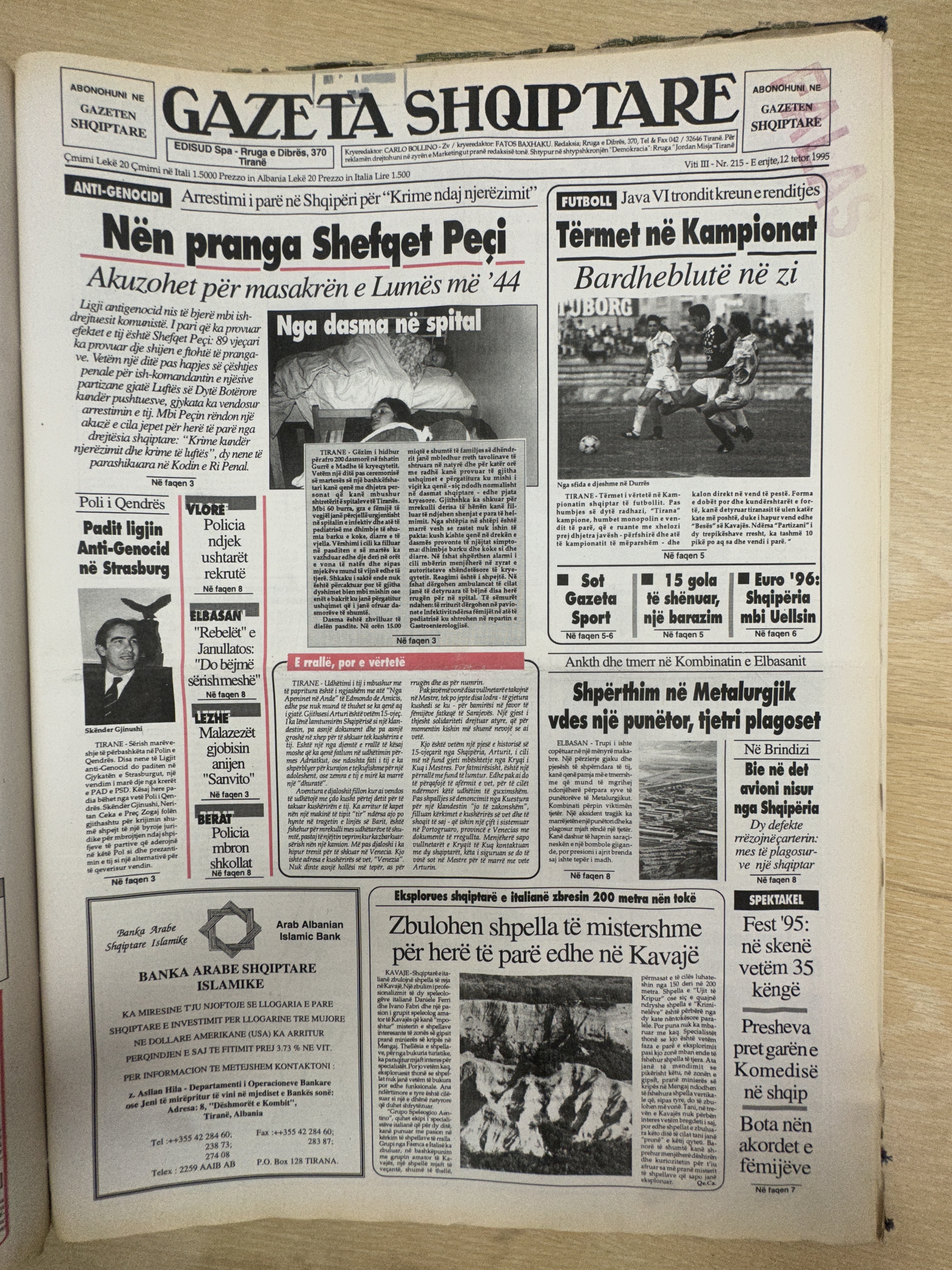 Gazeta Shqiptare 1995-10-12