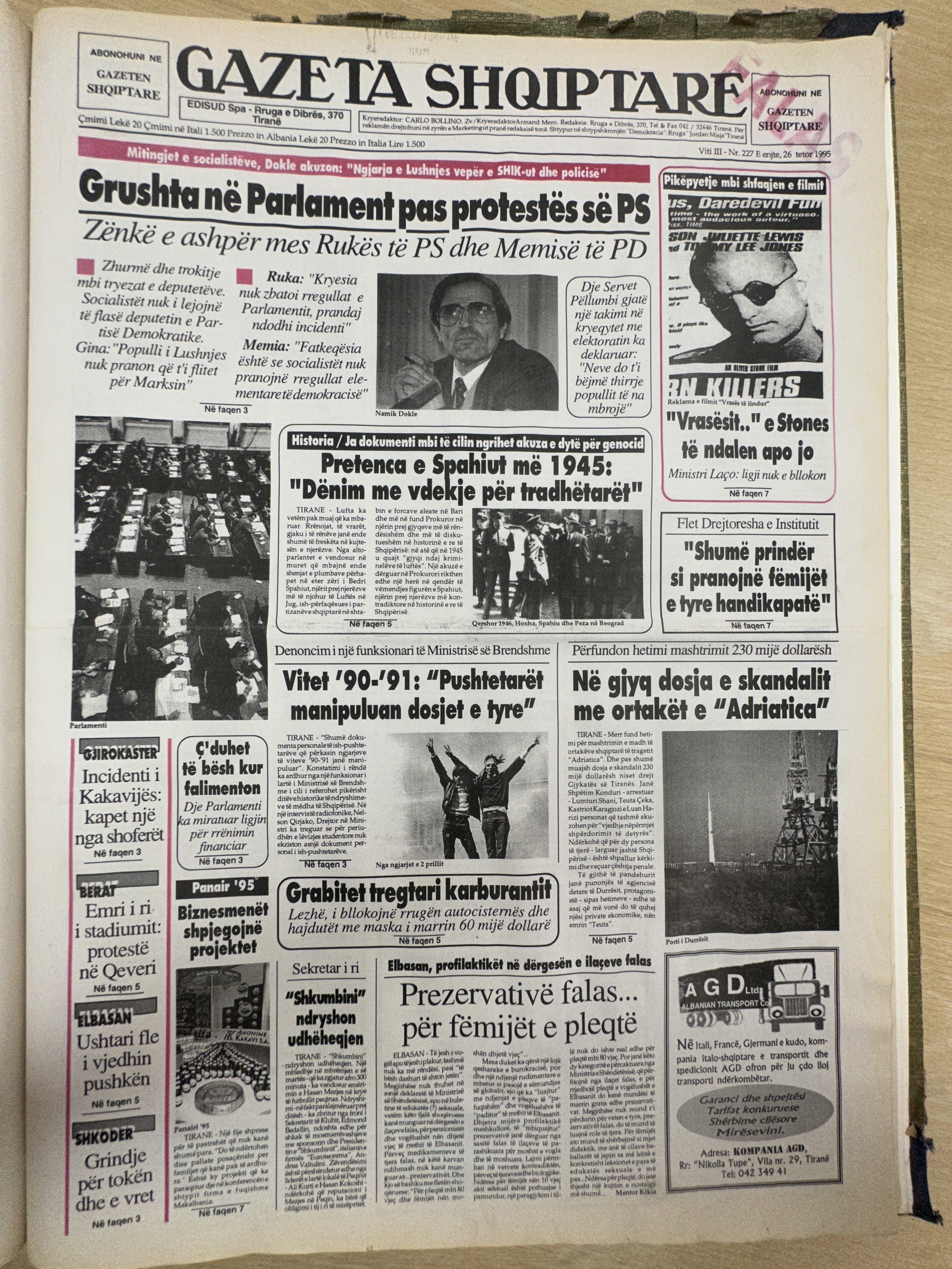 Gazeta Shqiptare 1995-10-26