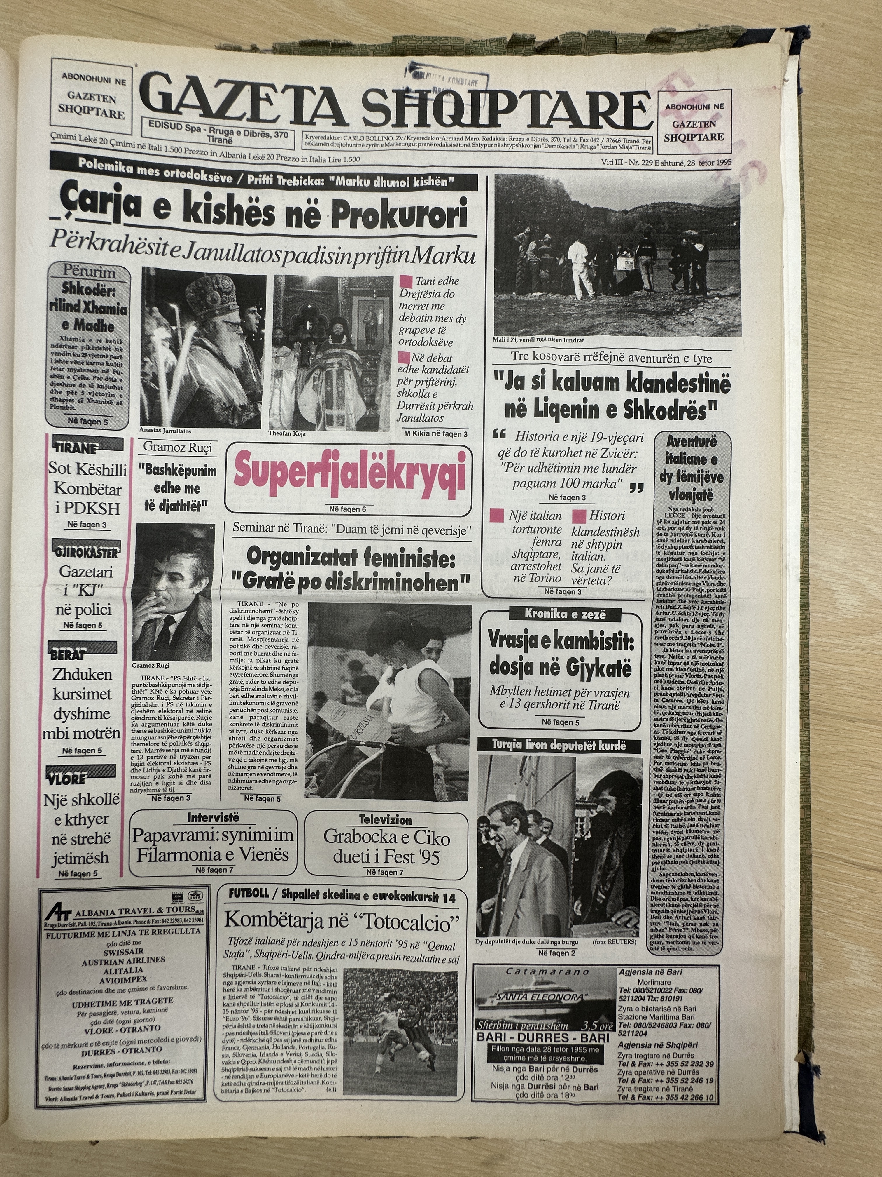 Gazeta Shqiptare 1995-10-28