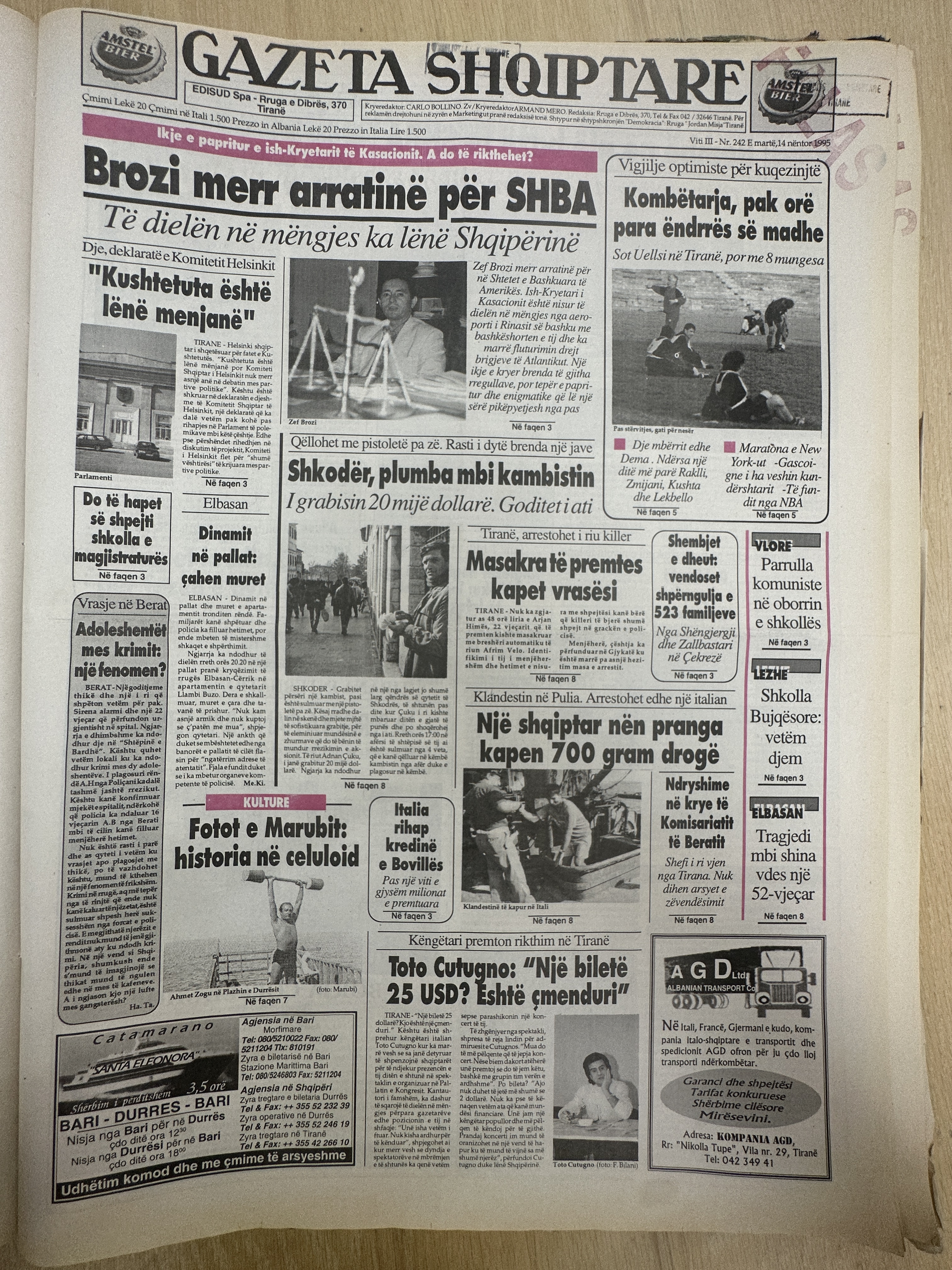 Gazeta Shqiptare 1995-11-14