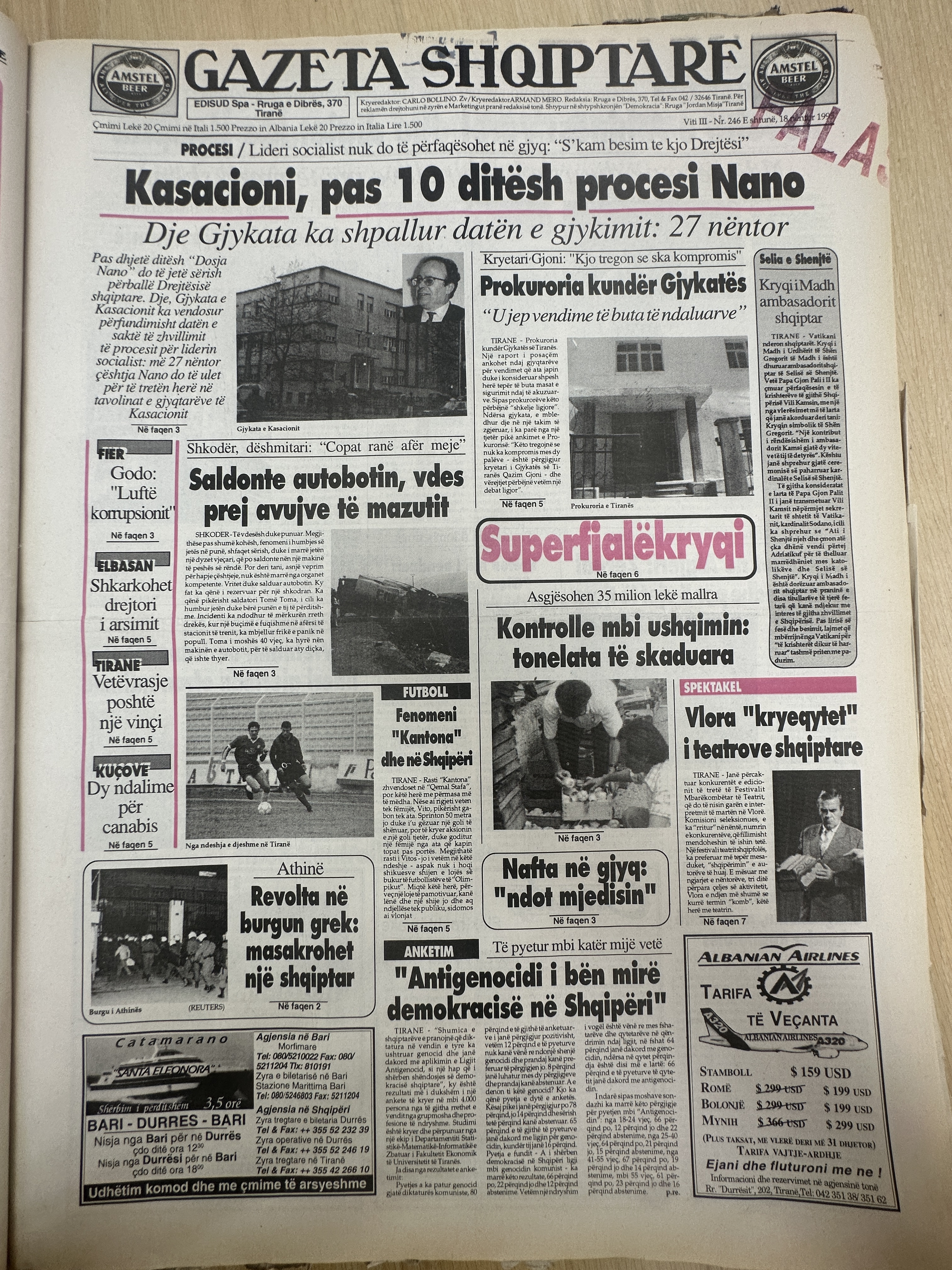 Gazeta Shqiptare 1997-10-18