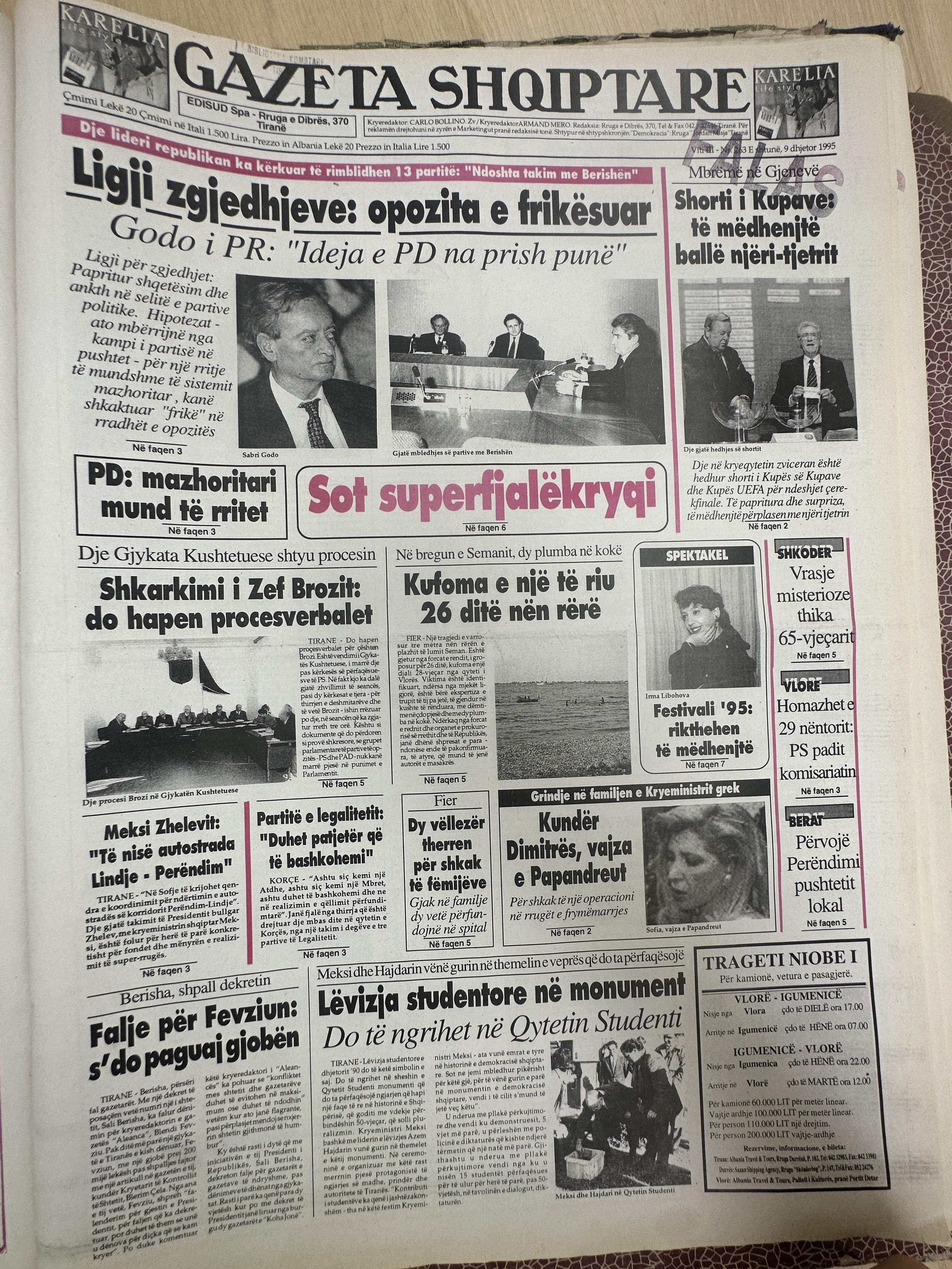 Gazeta Shqiptare 1995-12-09