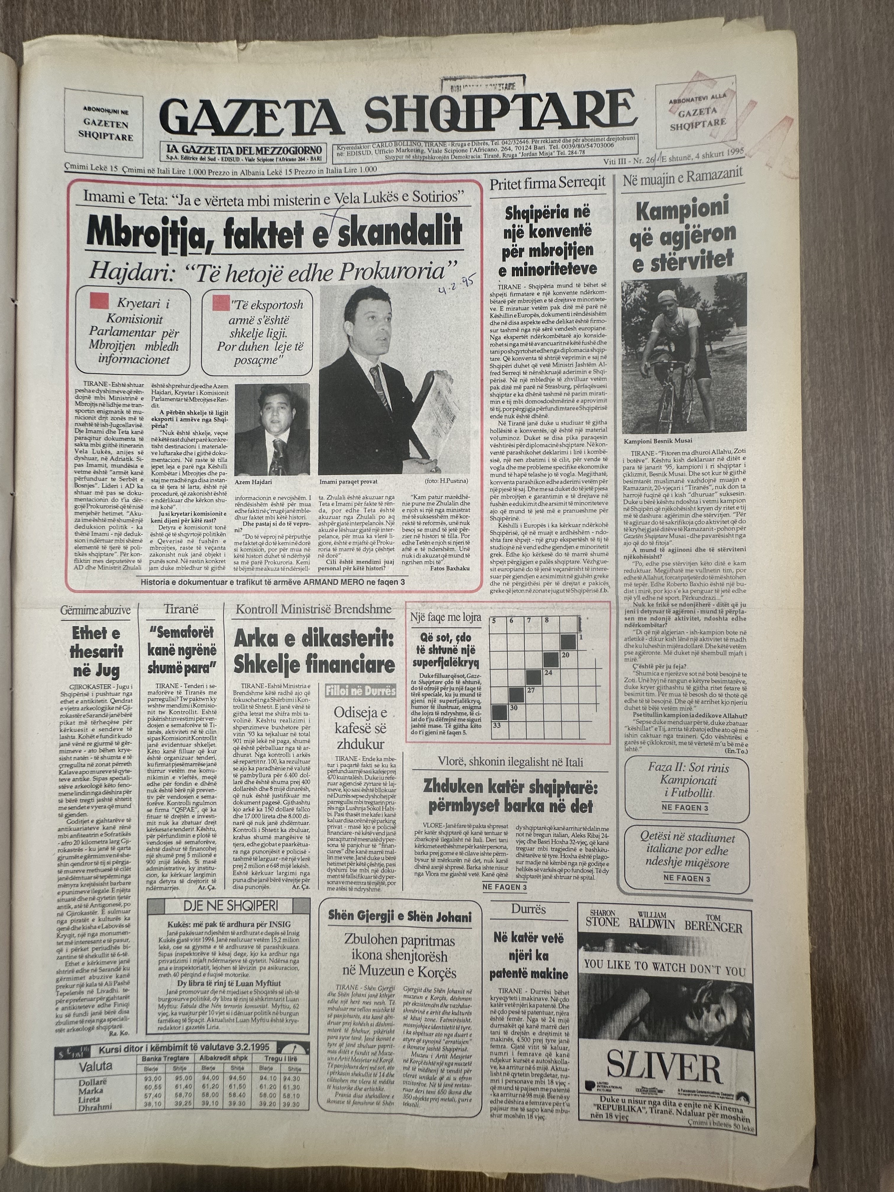Gazeta Shqiptare 1995-02-04