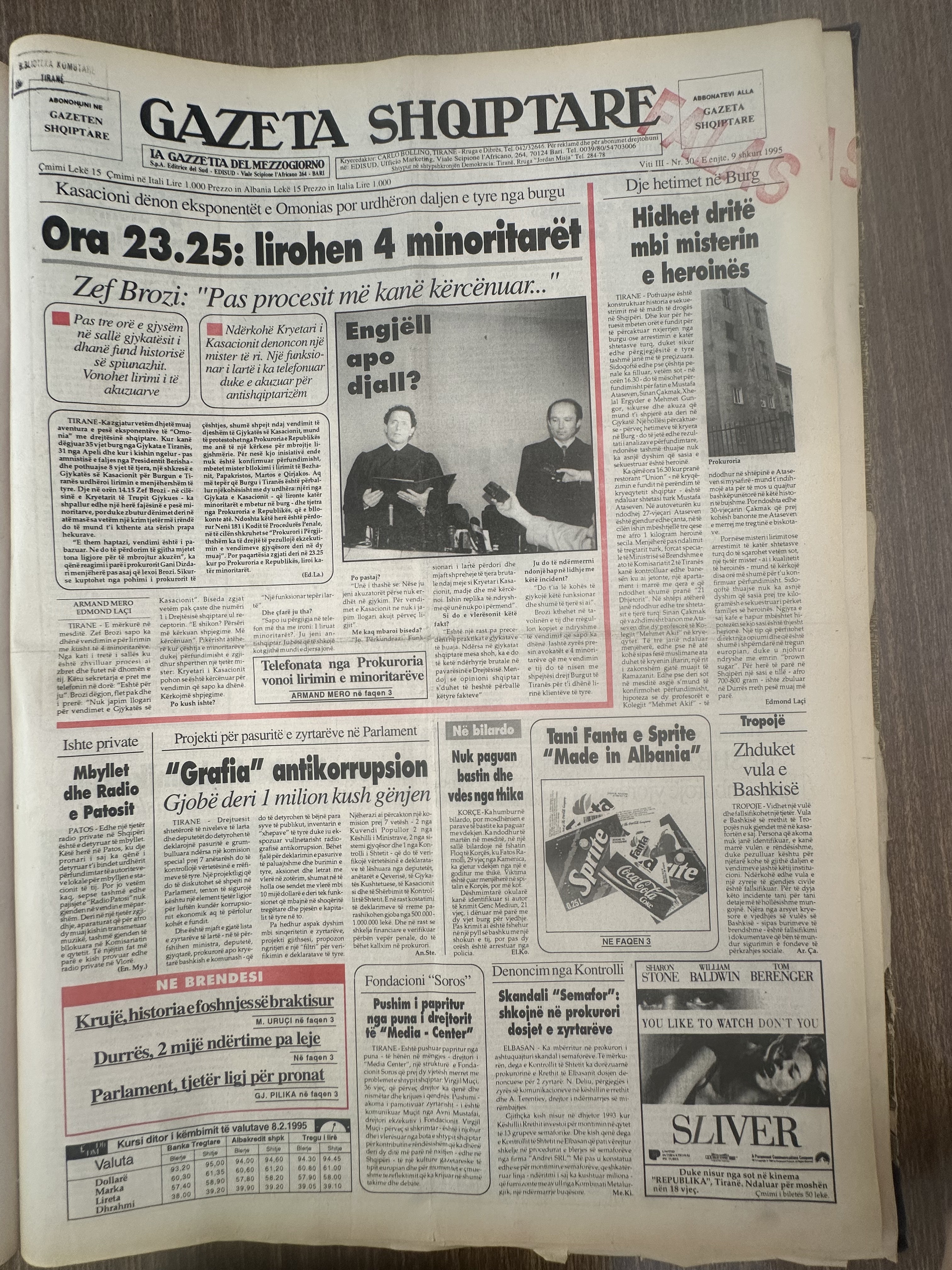 Gazeta Shqiptare 1995-02-09