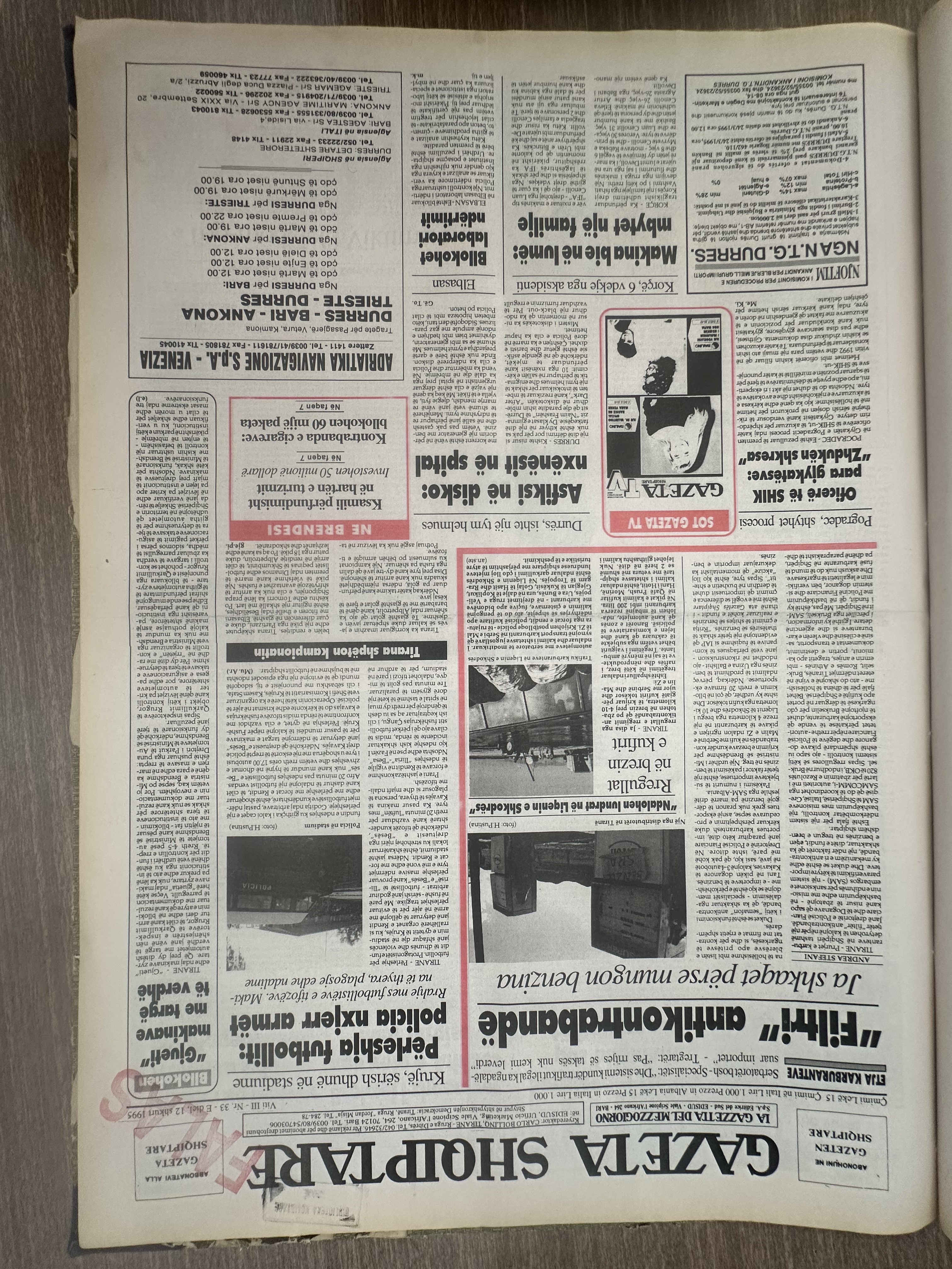 Gazeta Shqiptare 1995-09-22
