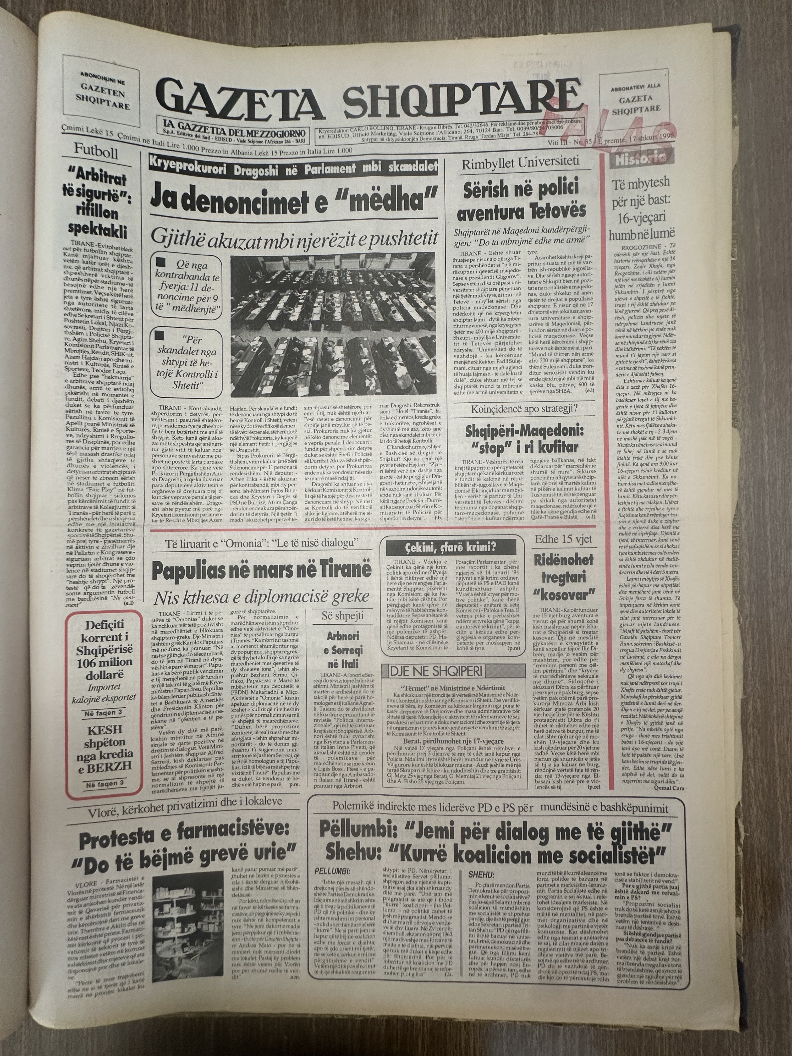 Gazeta Shqiptare 1999-09-17