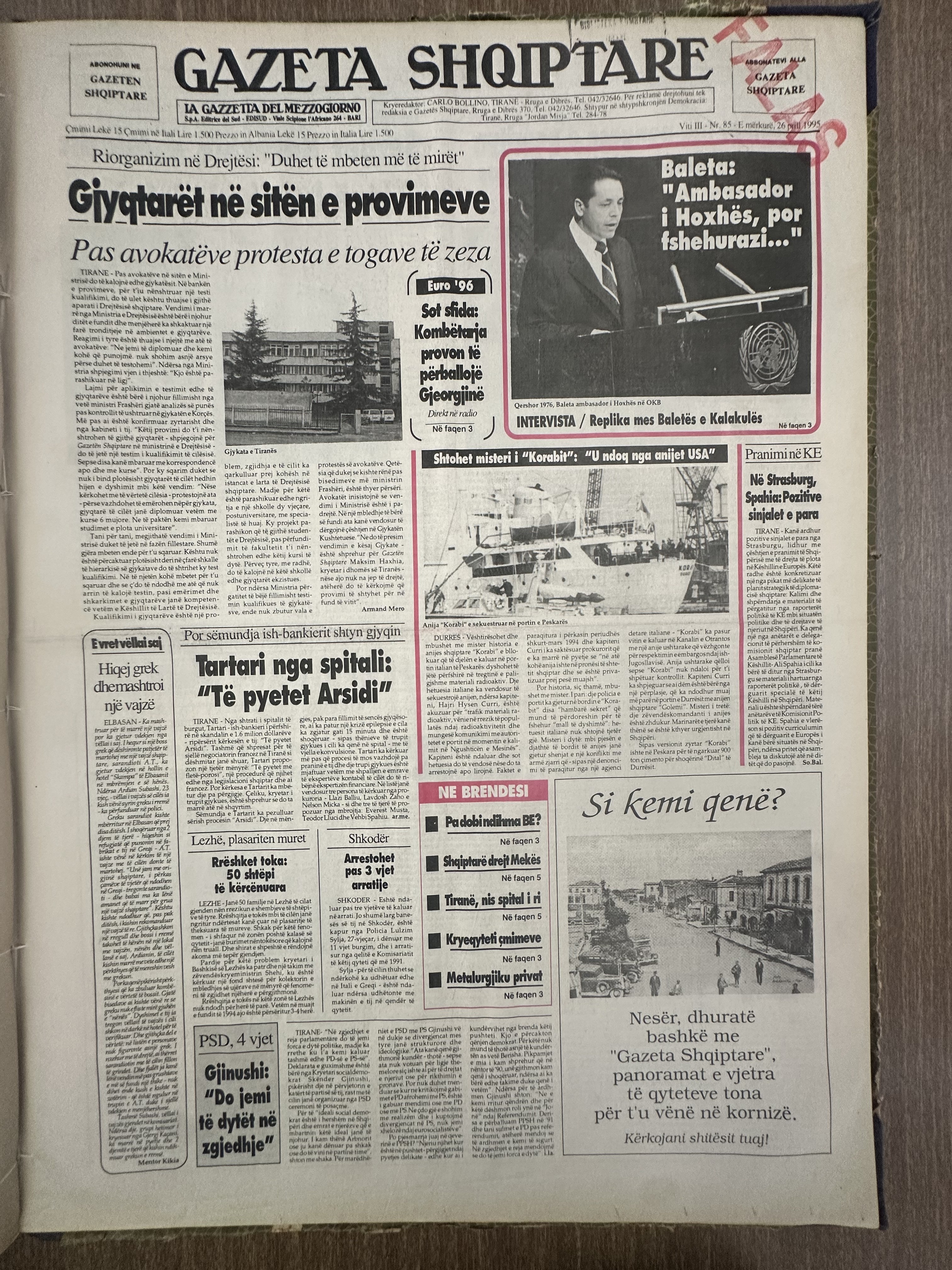 Gazeta Shqiptare 1993-04-26