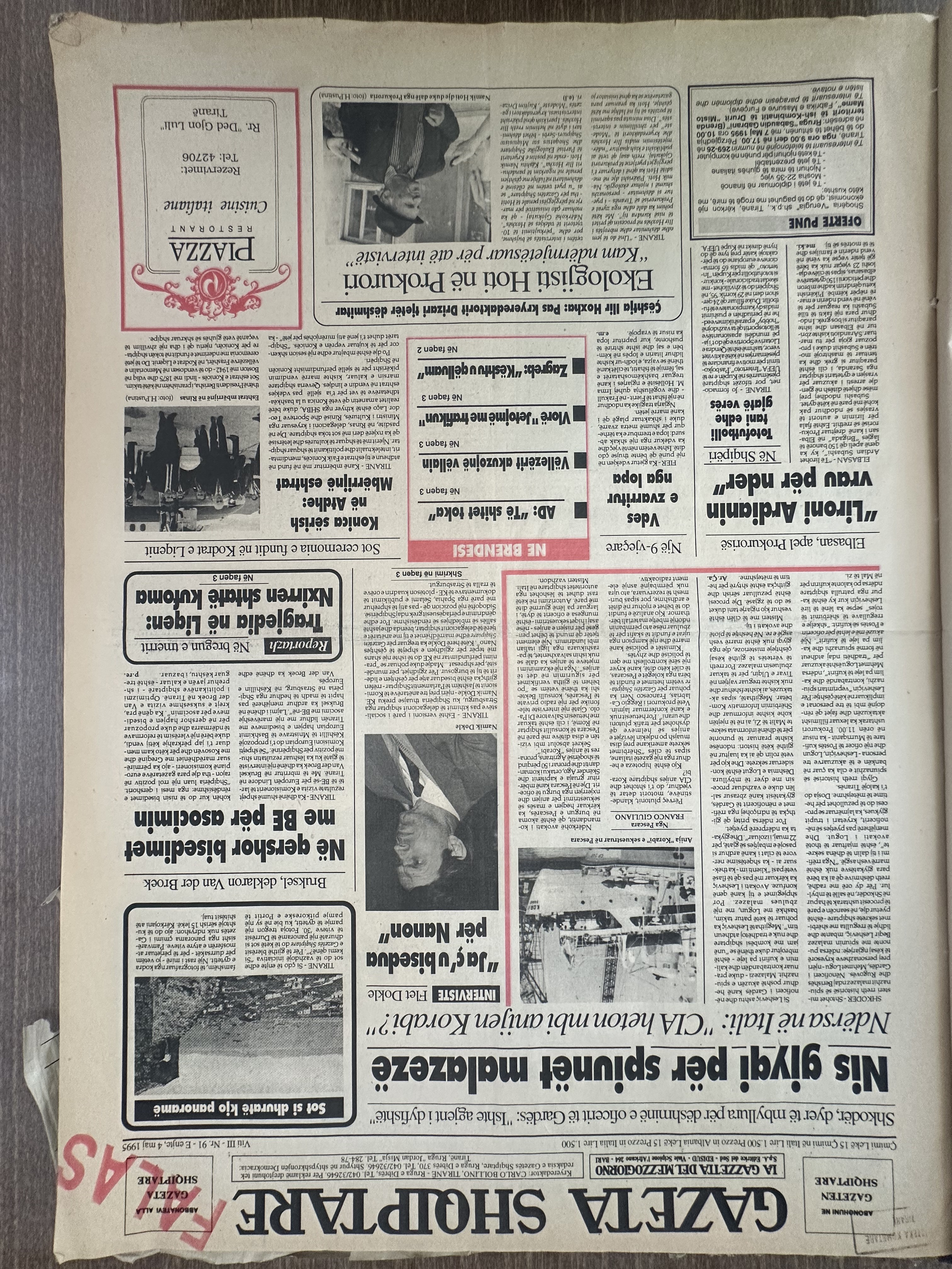 Gazeta Shqiptare 1995-05-04