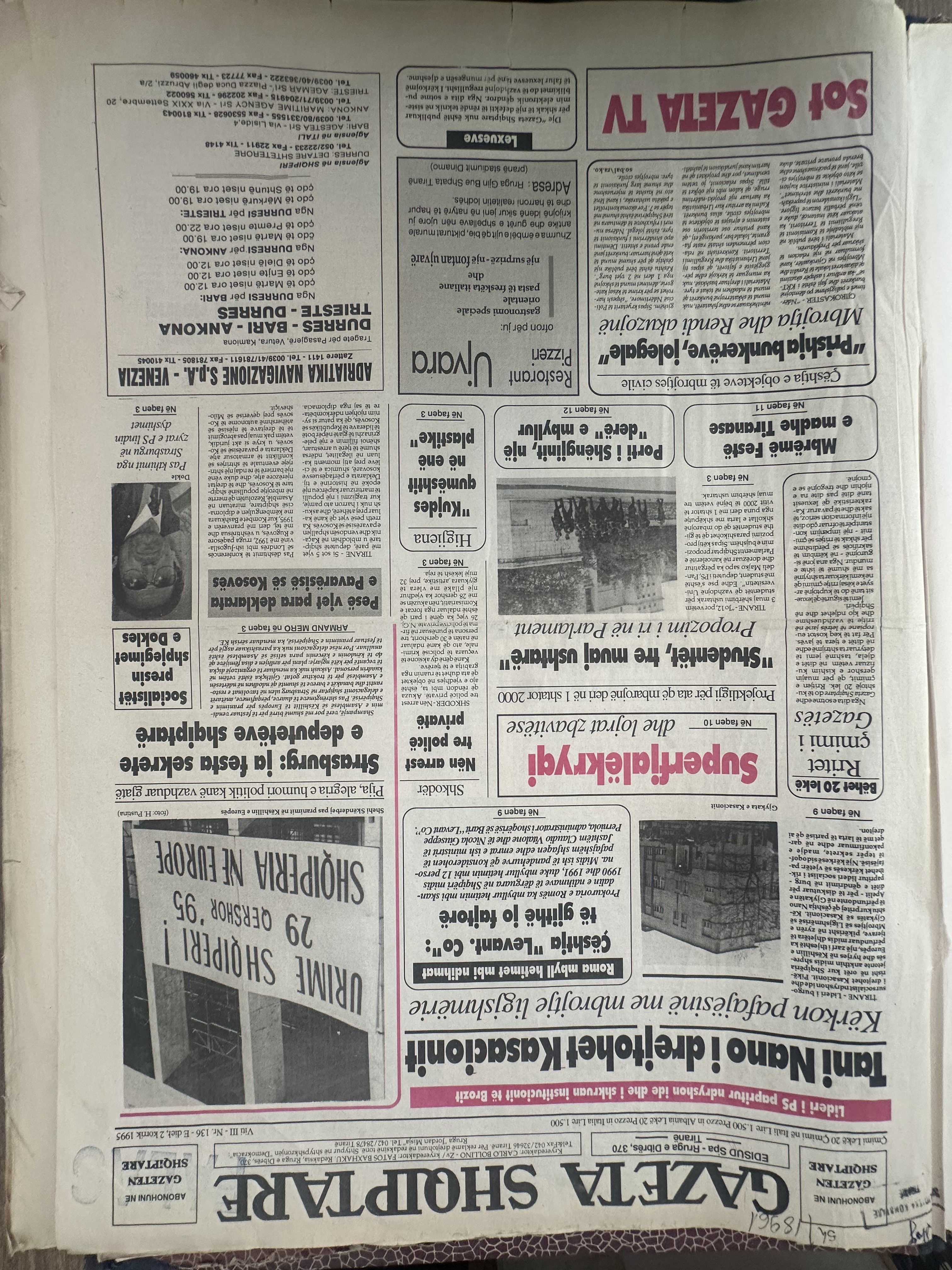 Gazeta Shqiptare 1995-07-02
