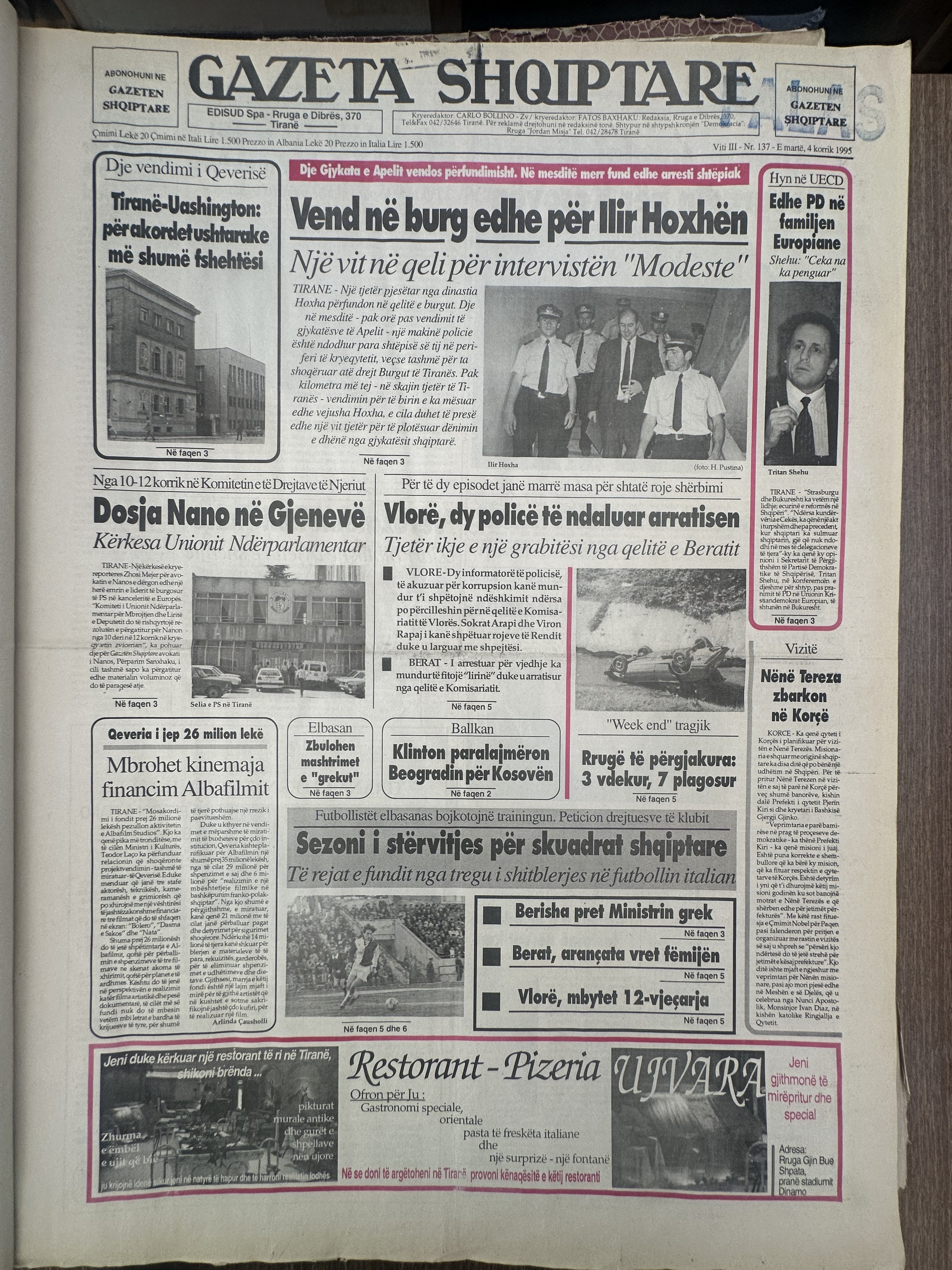 Gazeta Shqiptare 1998-09-20