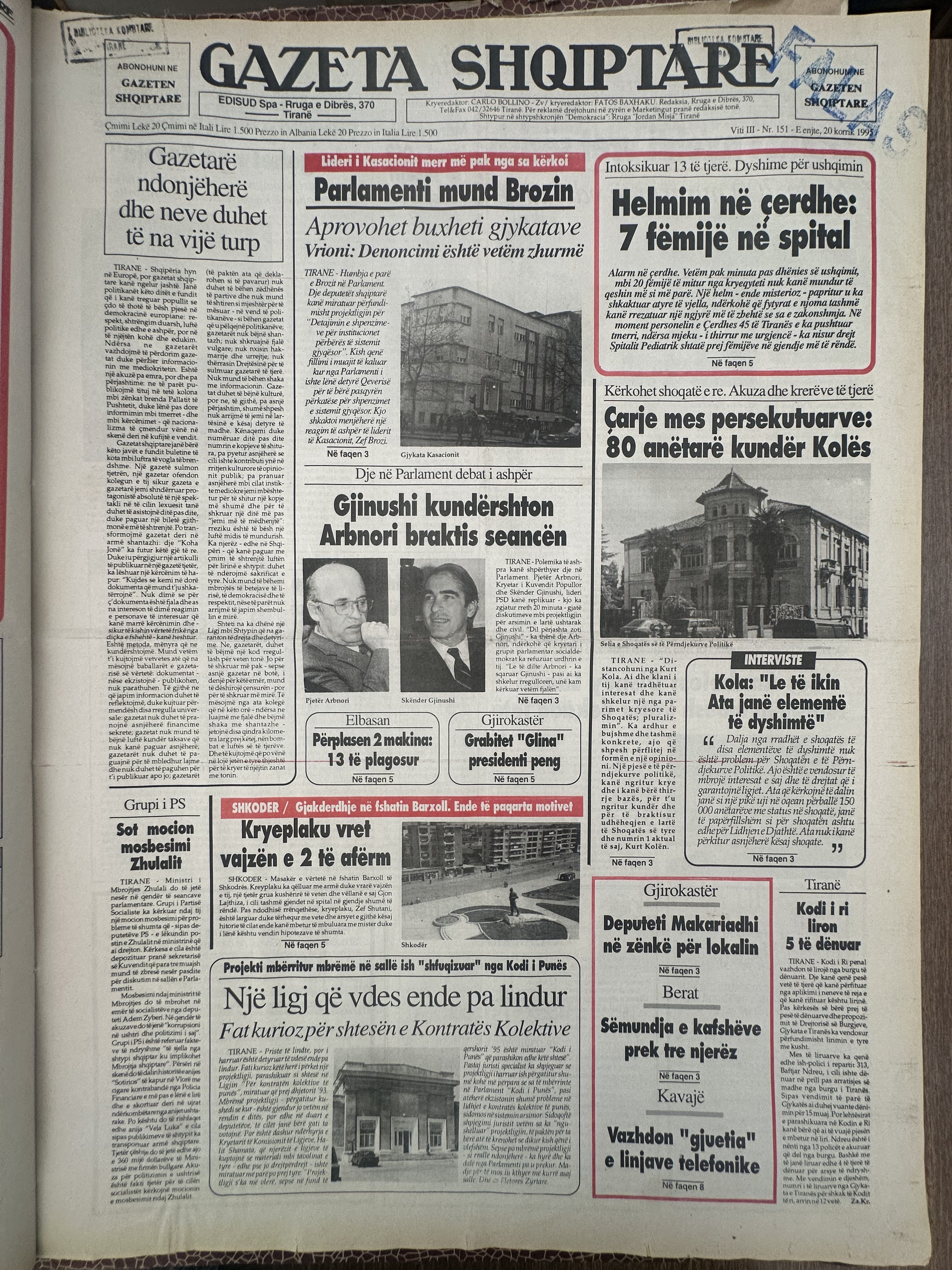Gazeta Shqiptare 1997-12-20