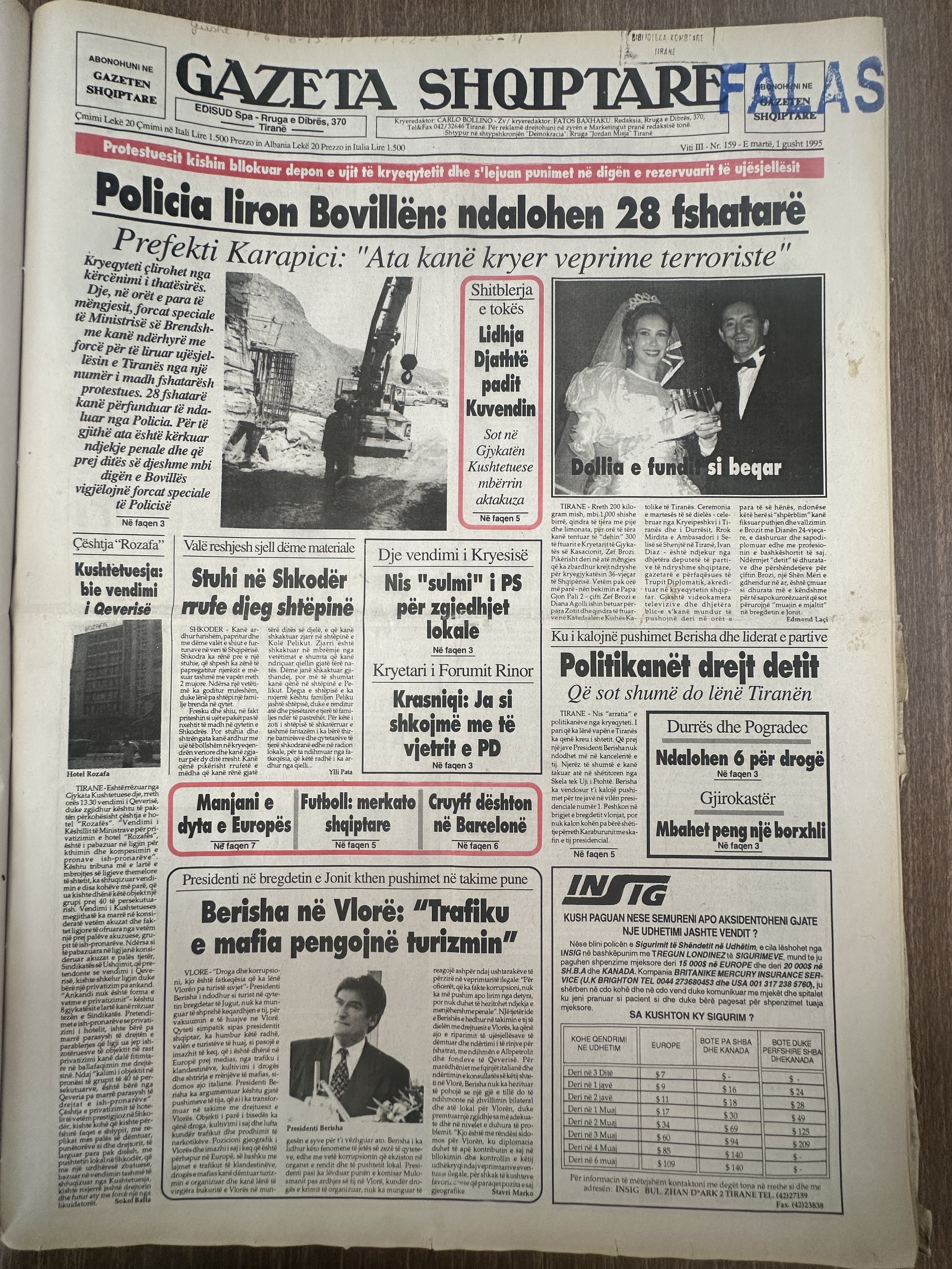 Gazeta Shqiptare 1995-03-07