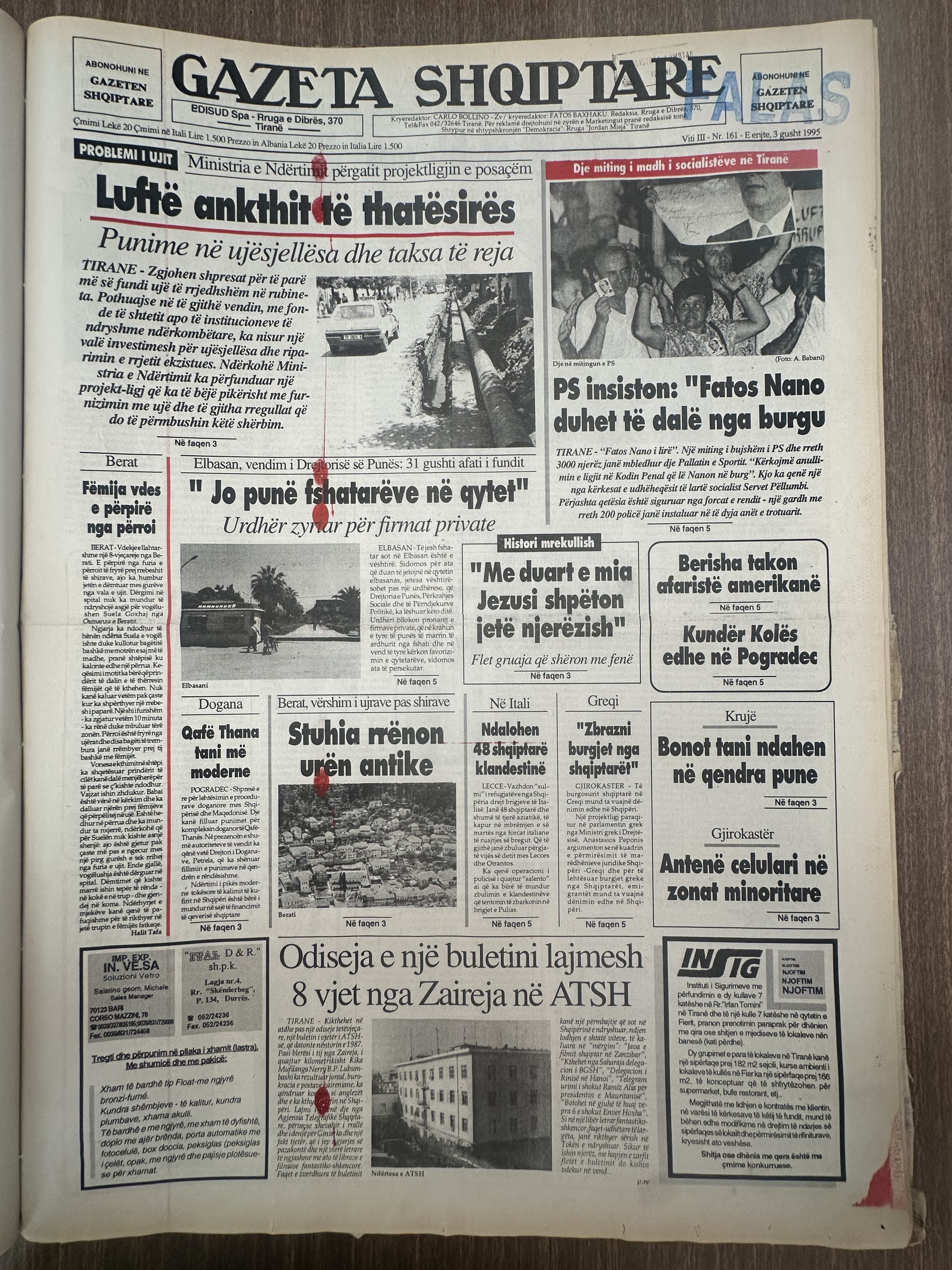 Gazeta Shqiptare 1995-08-02