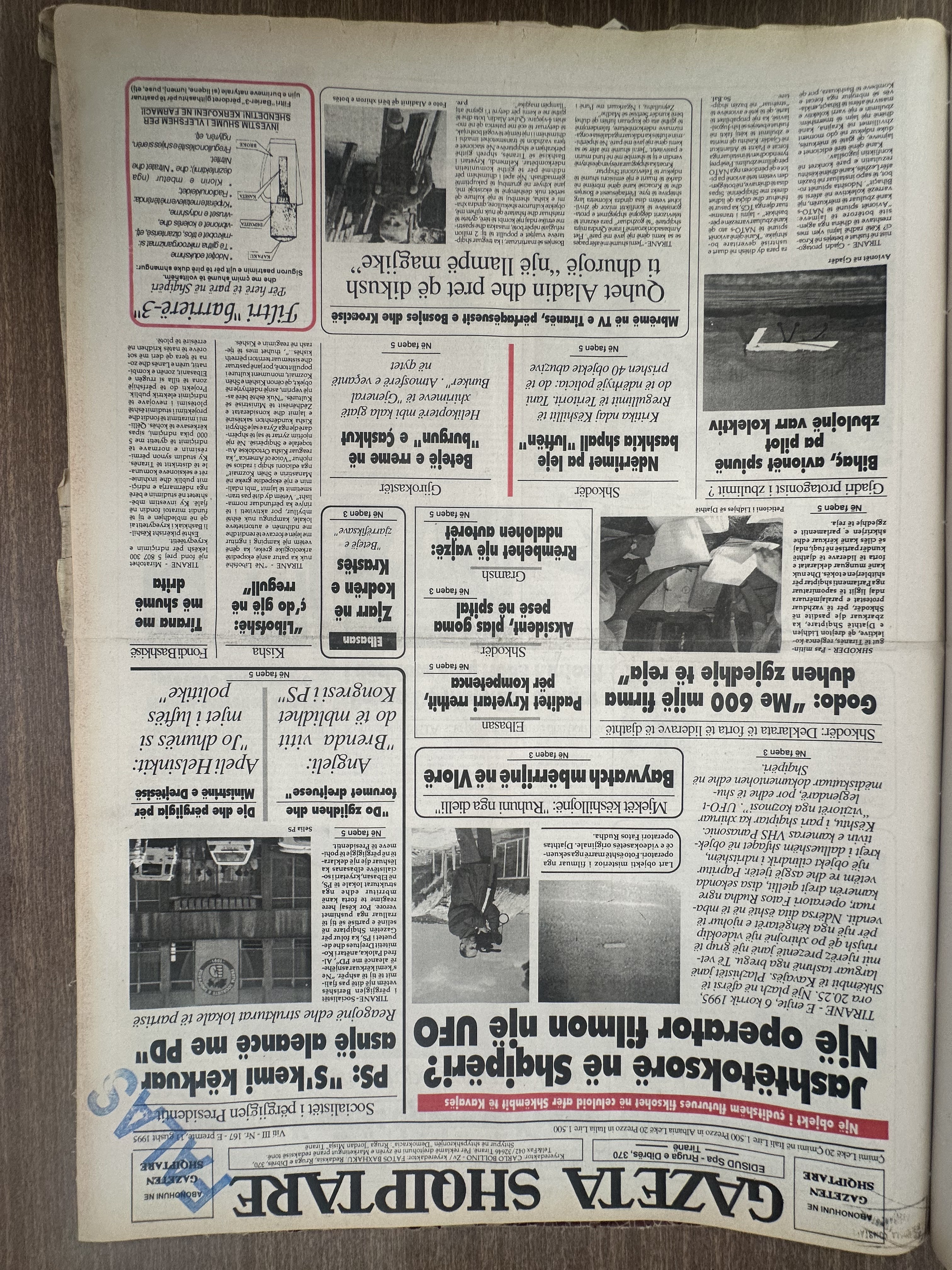 Gazeta Shqiptare 1995-08-01