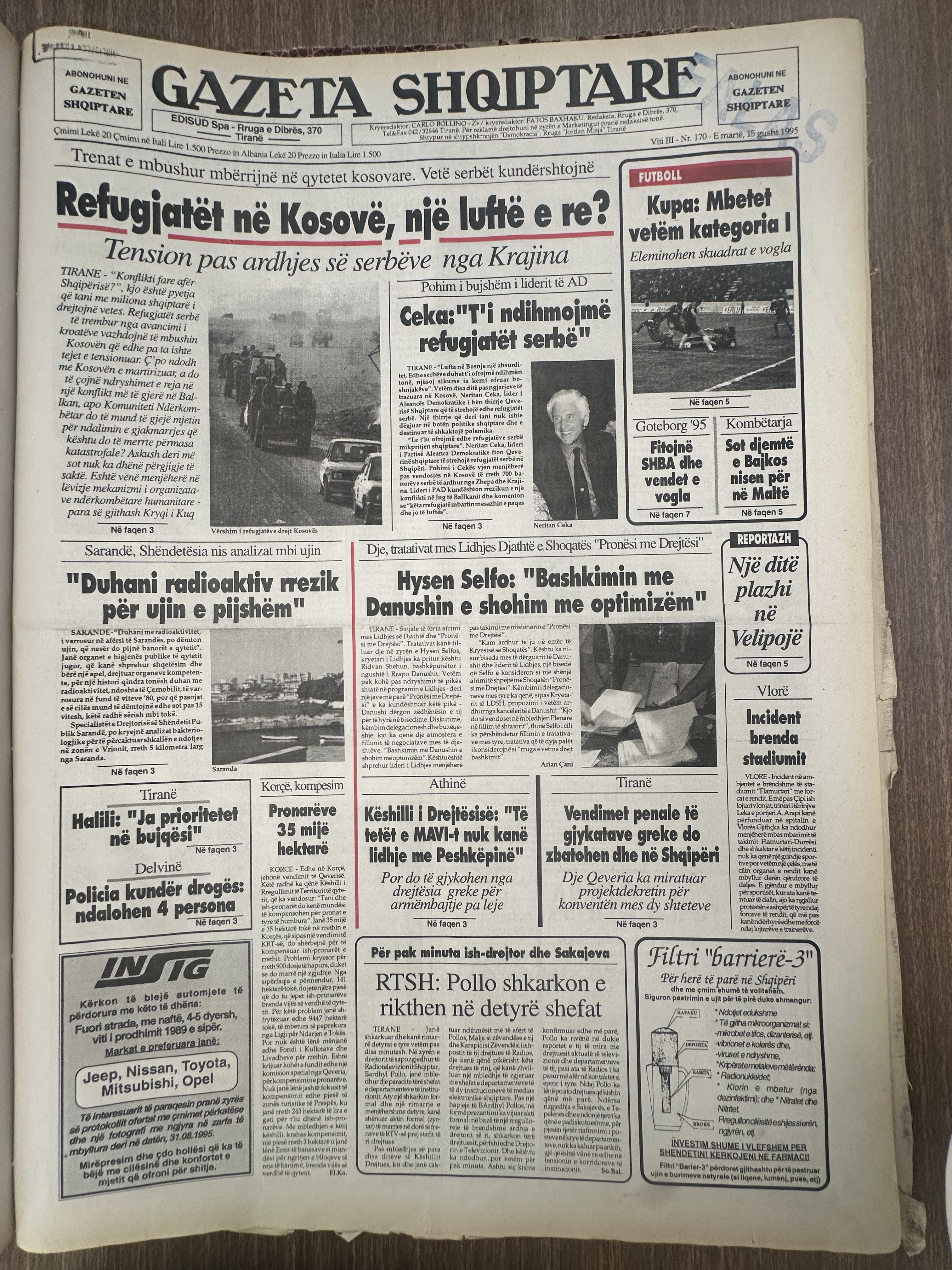 Gazeta Shqiptare 1999-08-15