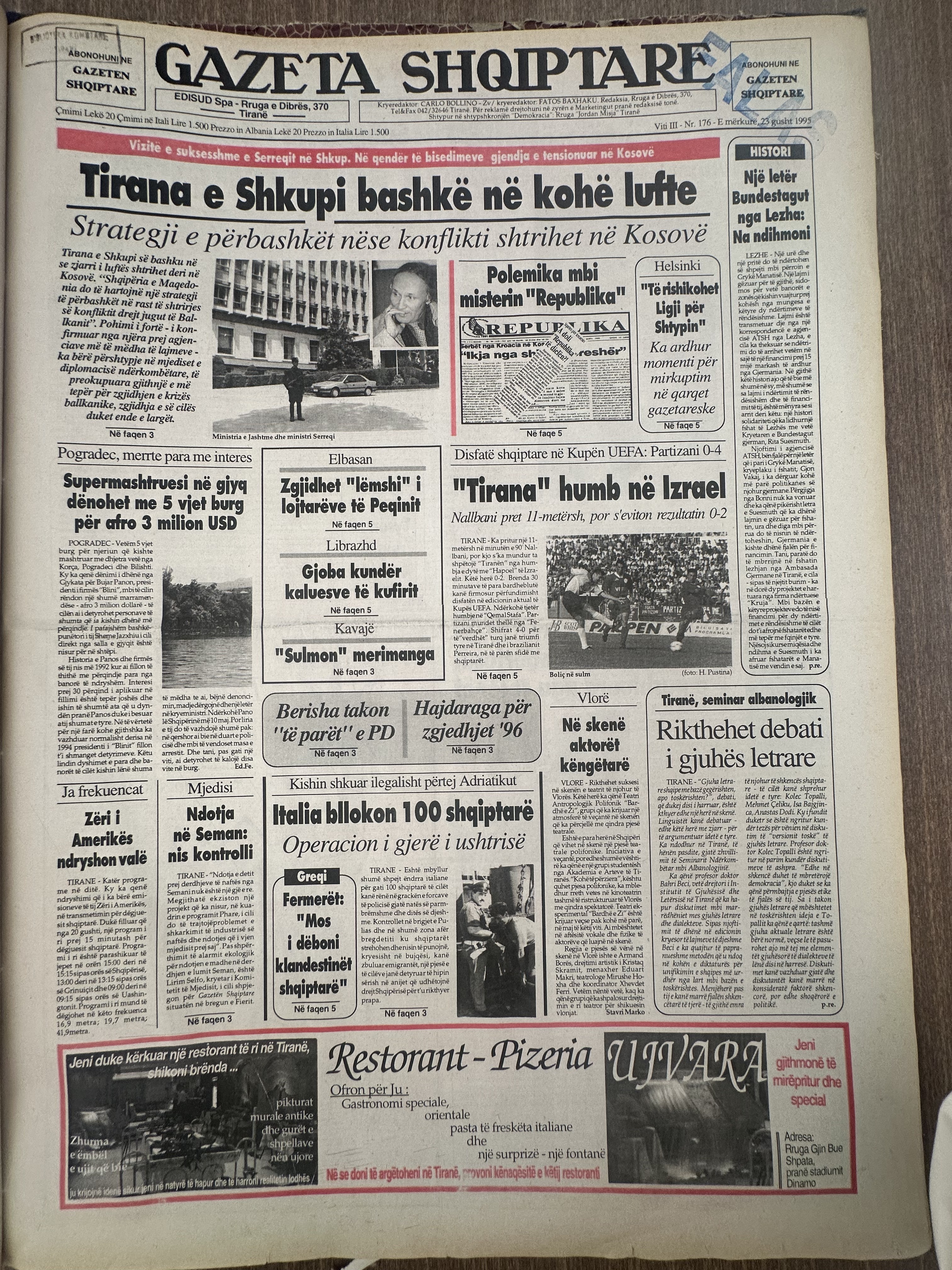 Gazeta Shqiptare 1995-08-19