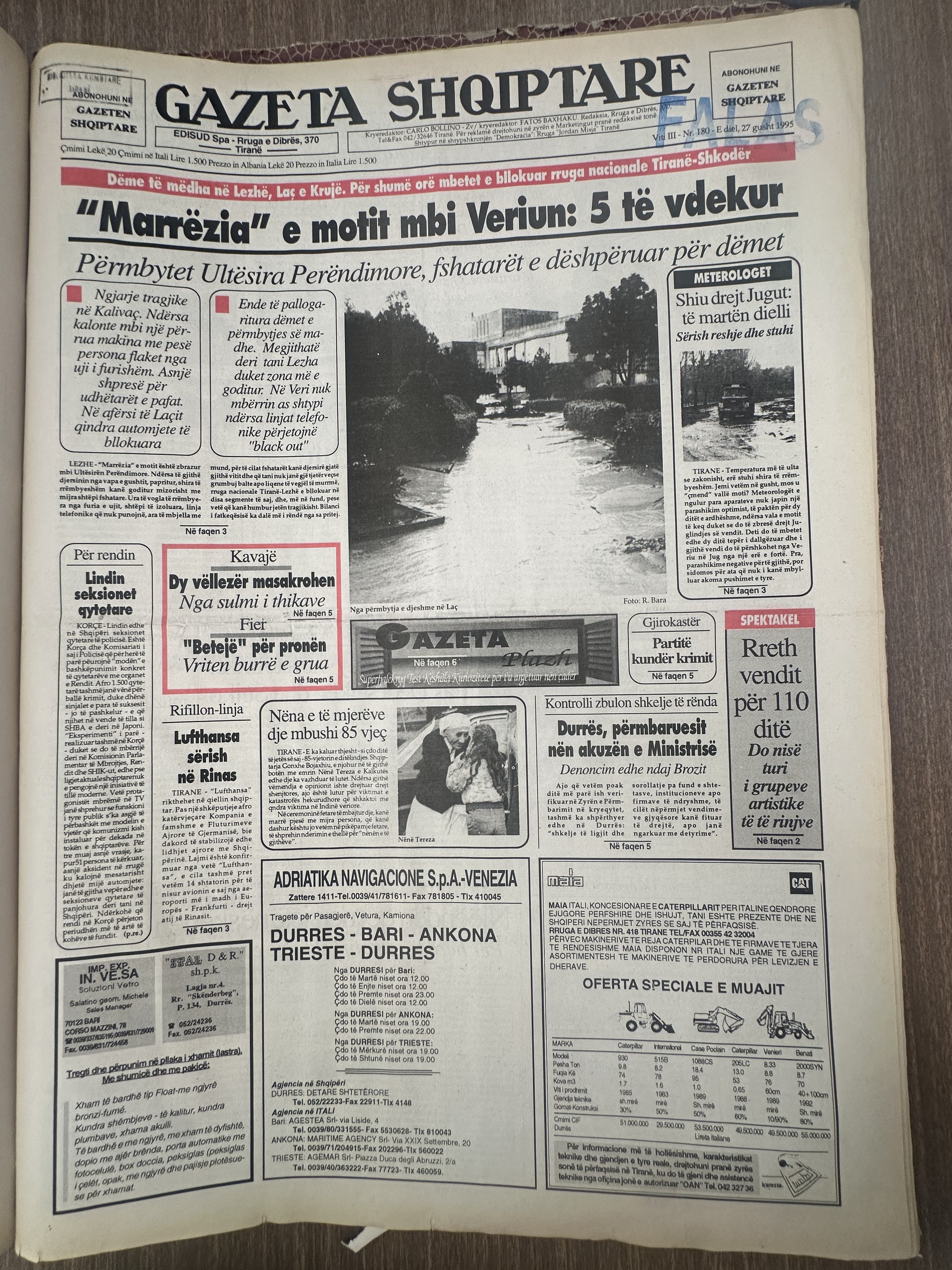 Gazeta Shqiptare 1995-08-27