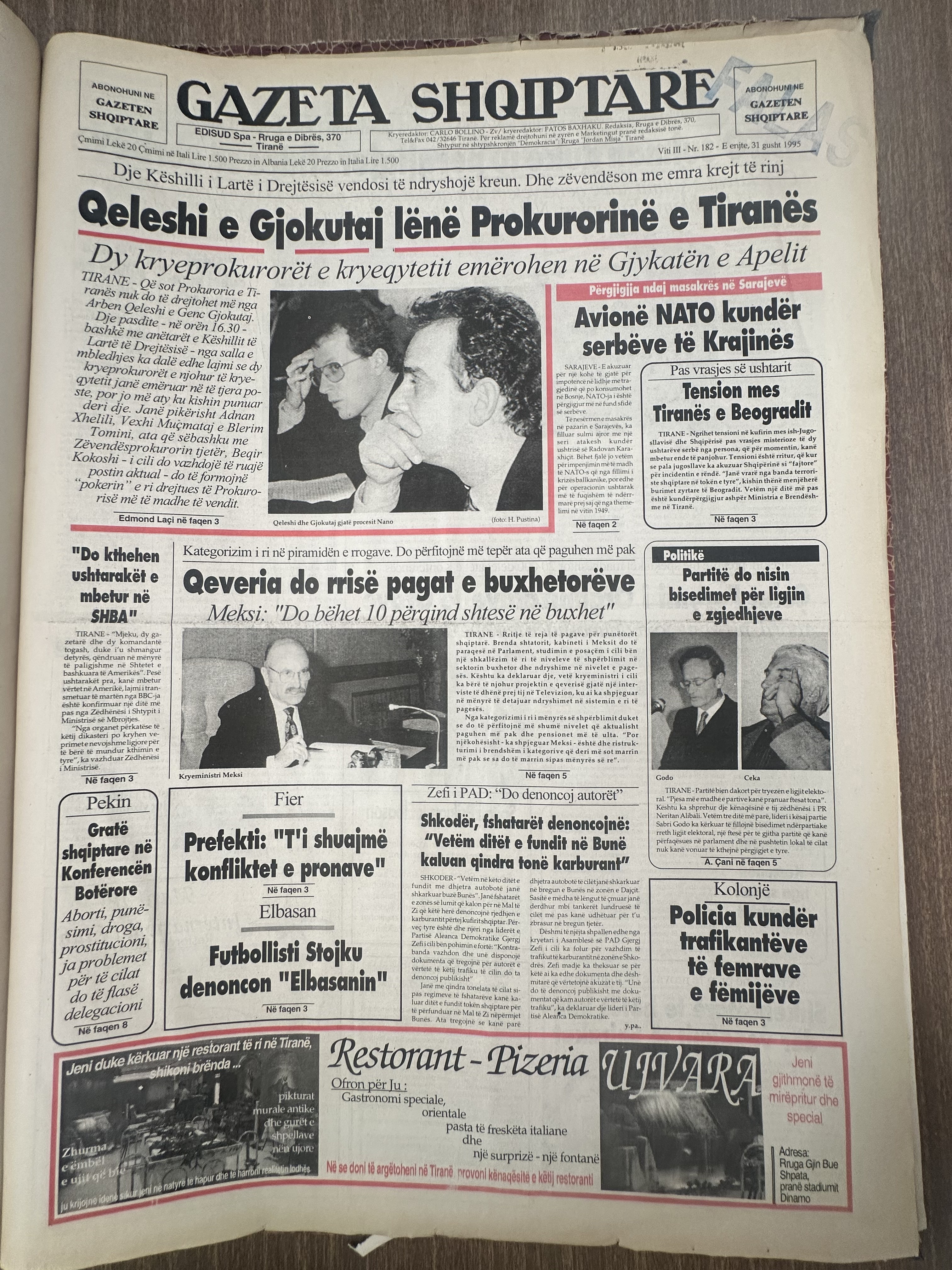 Gazeta Shqiptare 1995-08-31