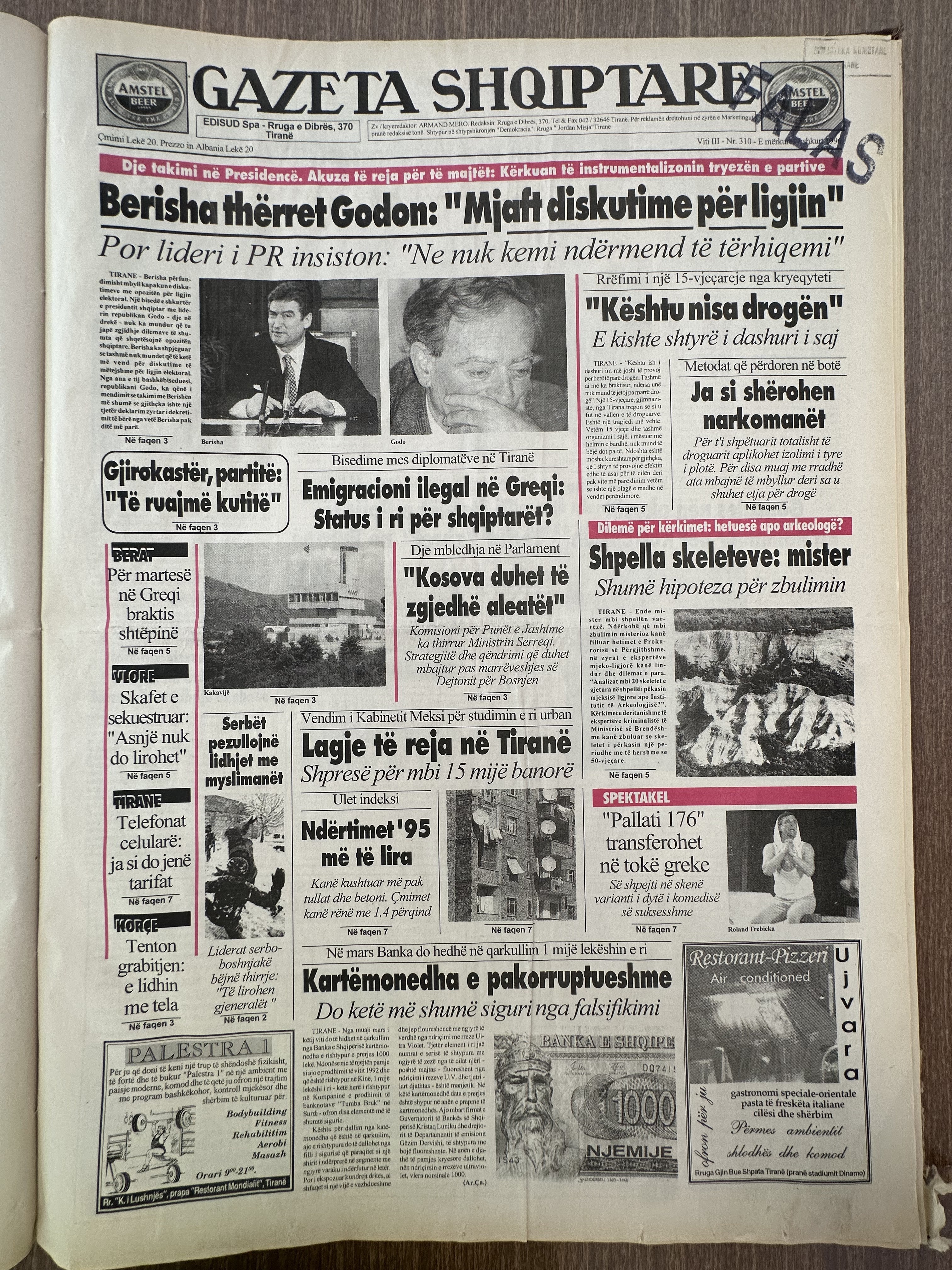 Gazeta Shqiptare 2001-04-20