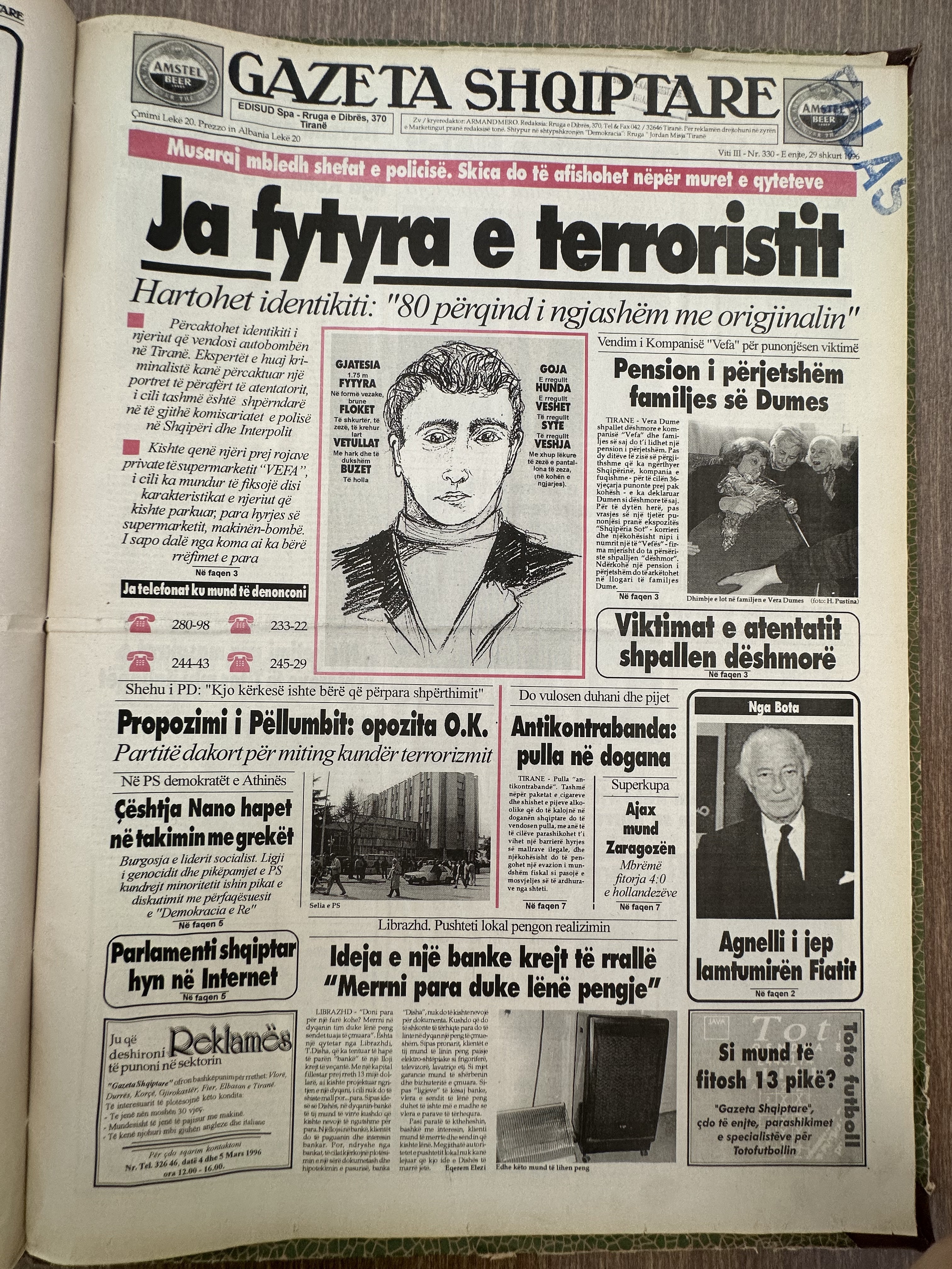 Gazeta Shqiptare 1996-02-29