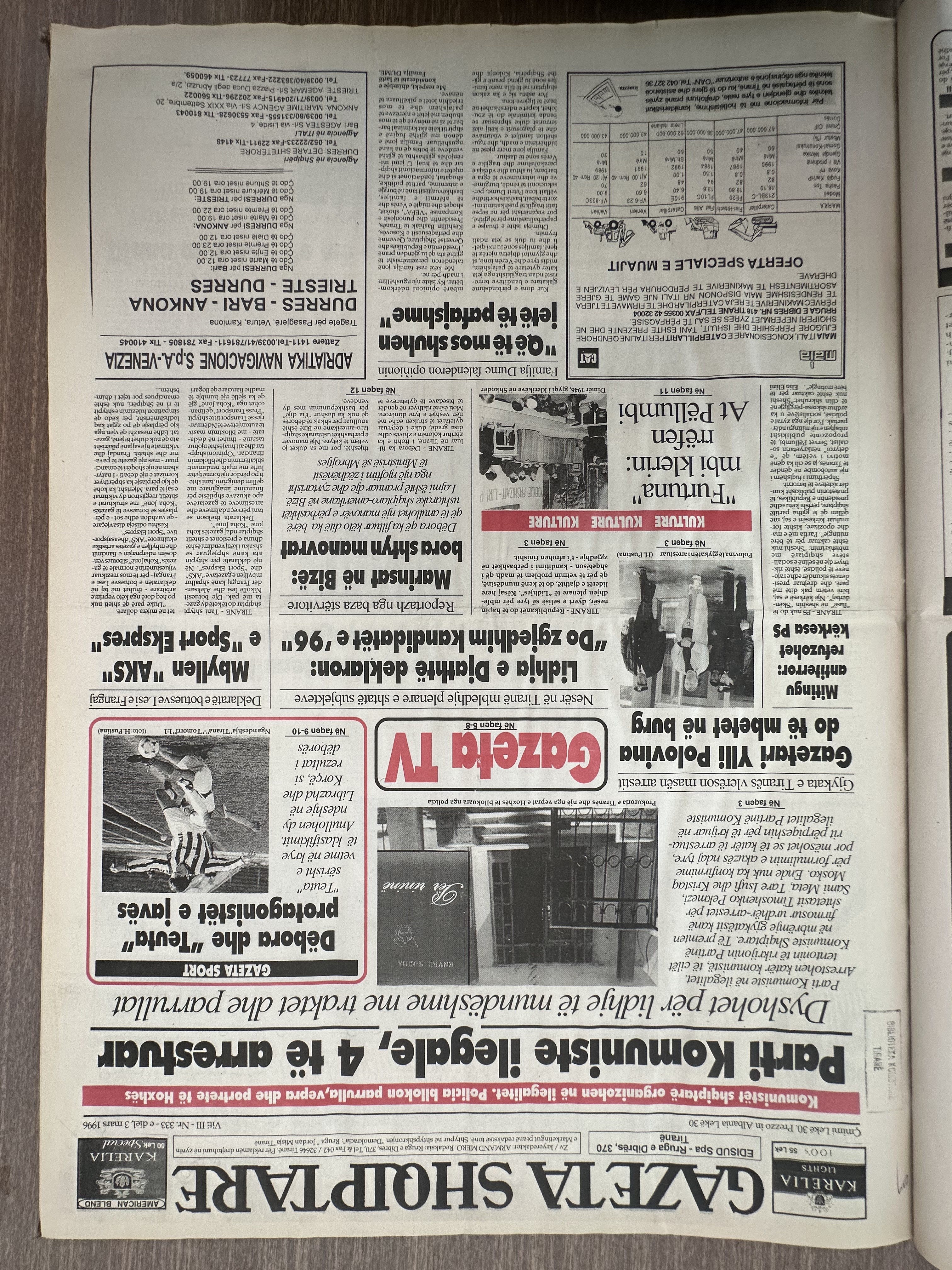 Gazeta Shqiptare 1996-03-04