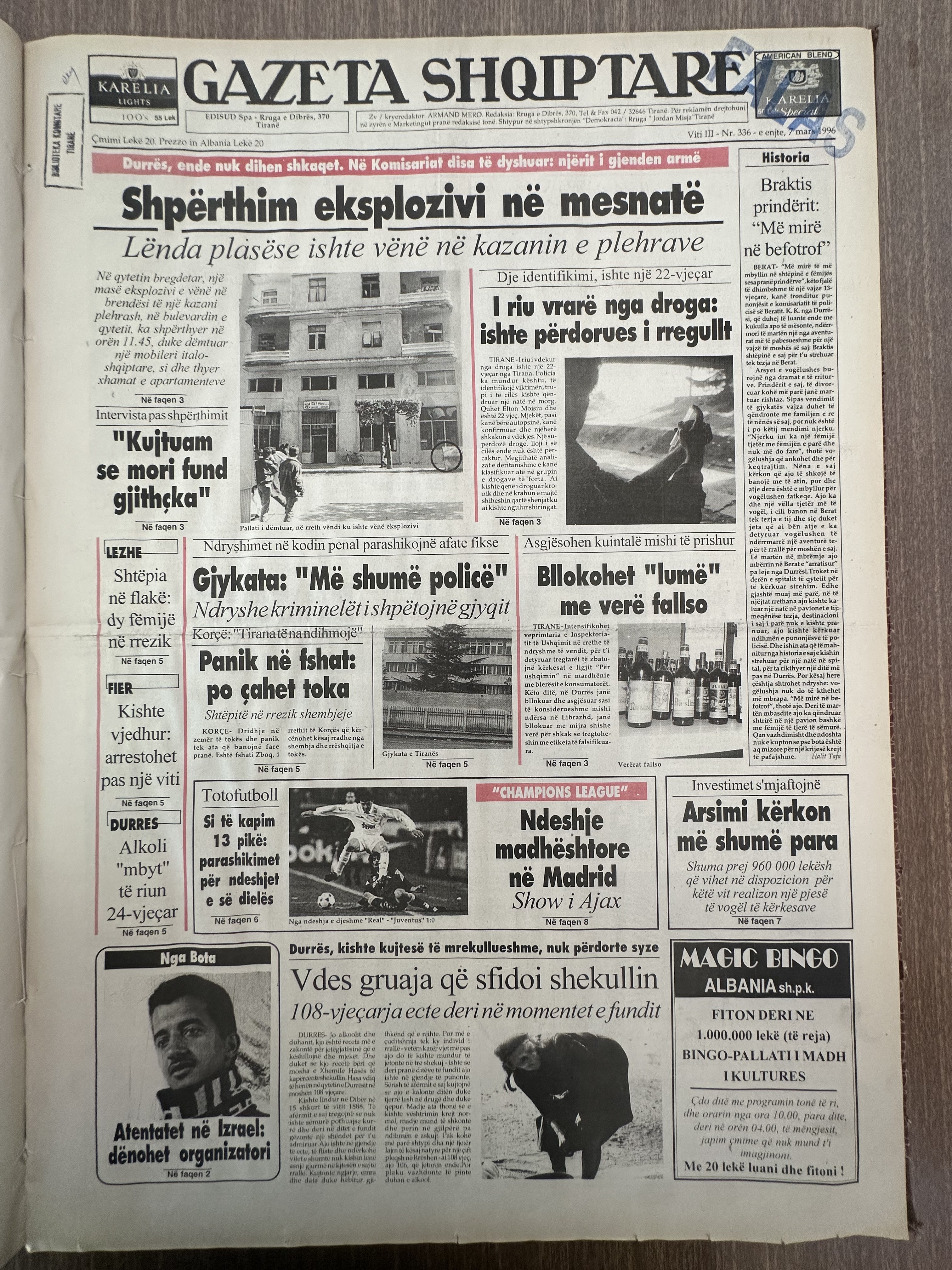 Gazeta Shqiptare 1997-01-20