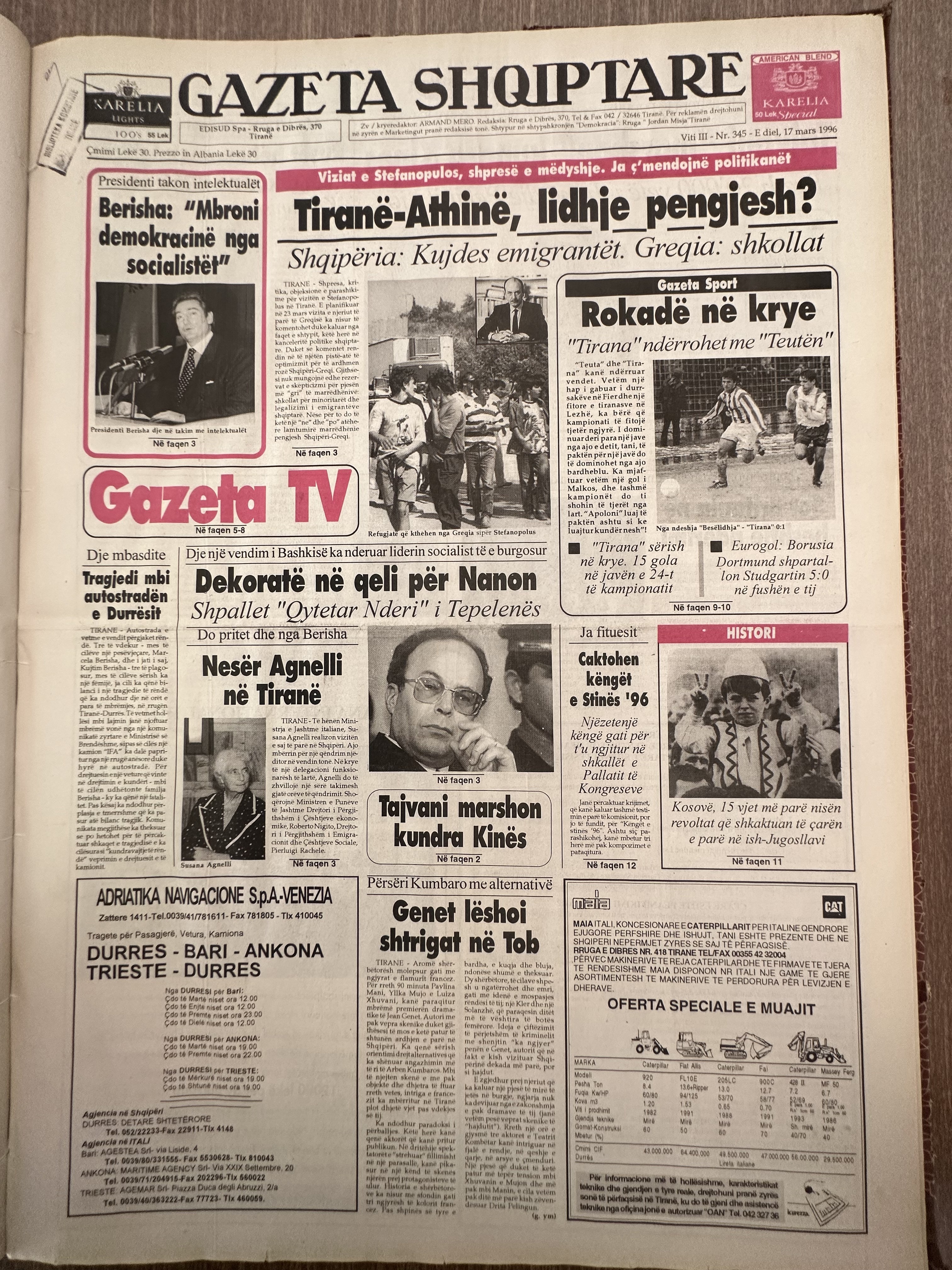 Gazeta Shqiptare 1996-03-17