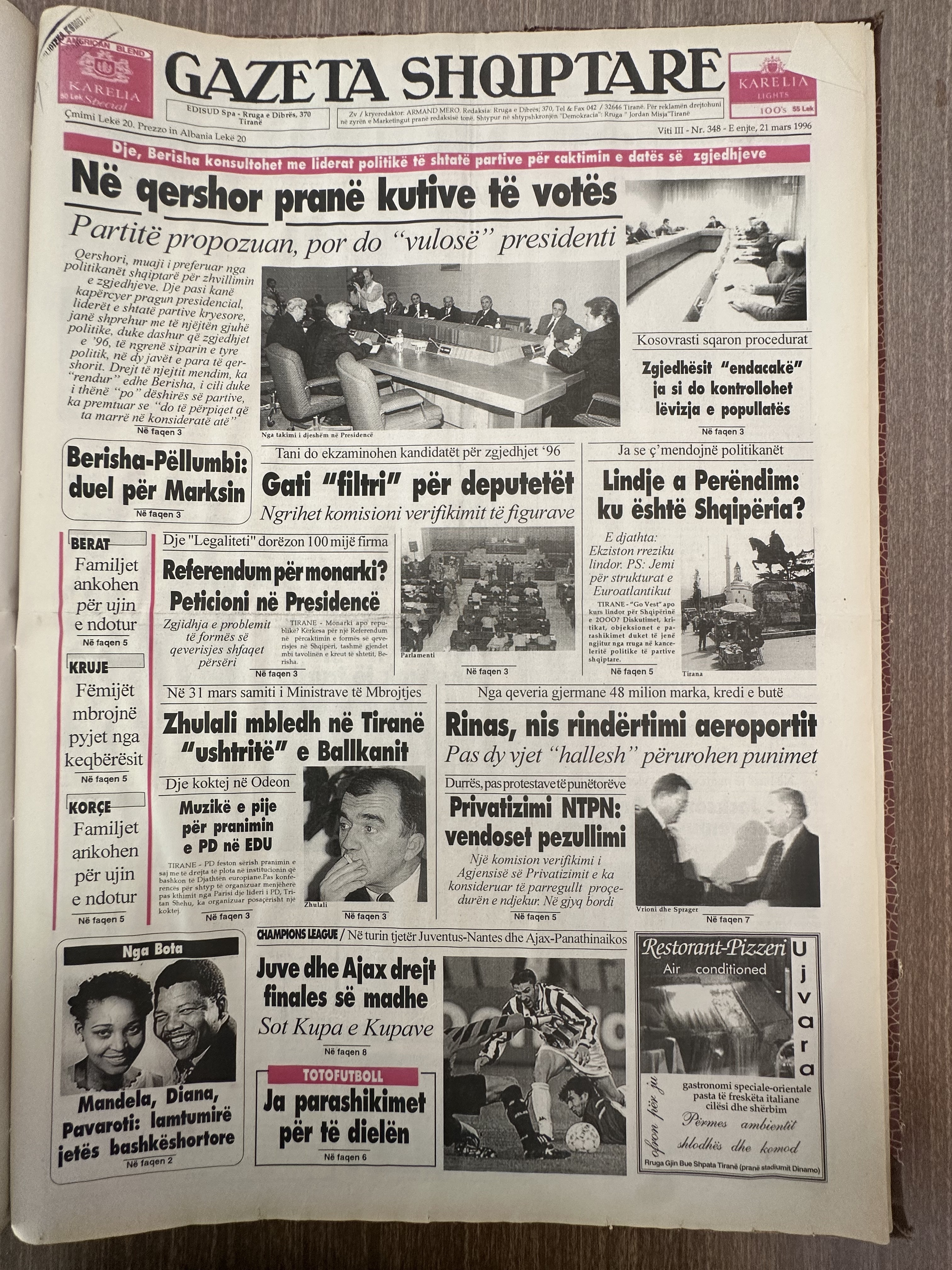 Gazeta Shqiptare 1996-03-21