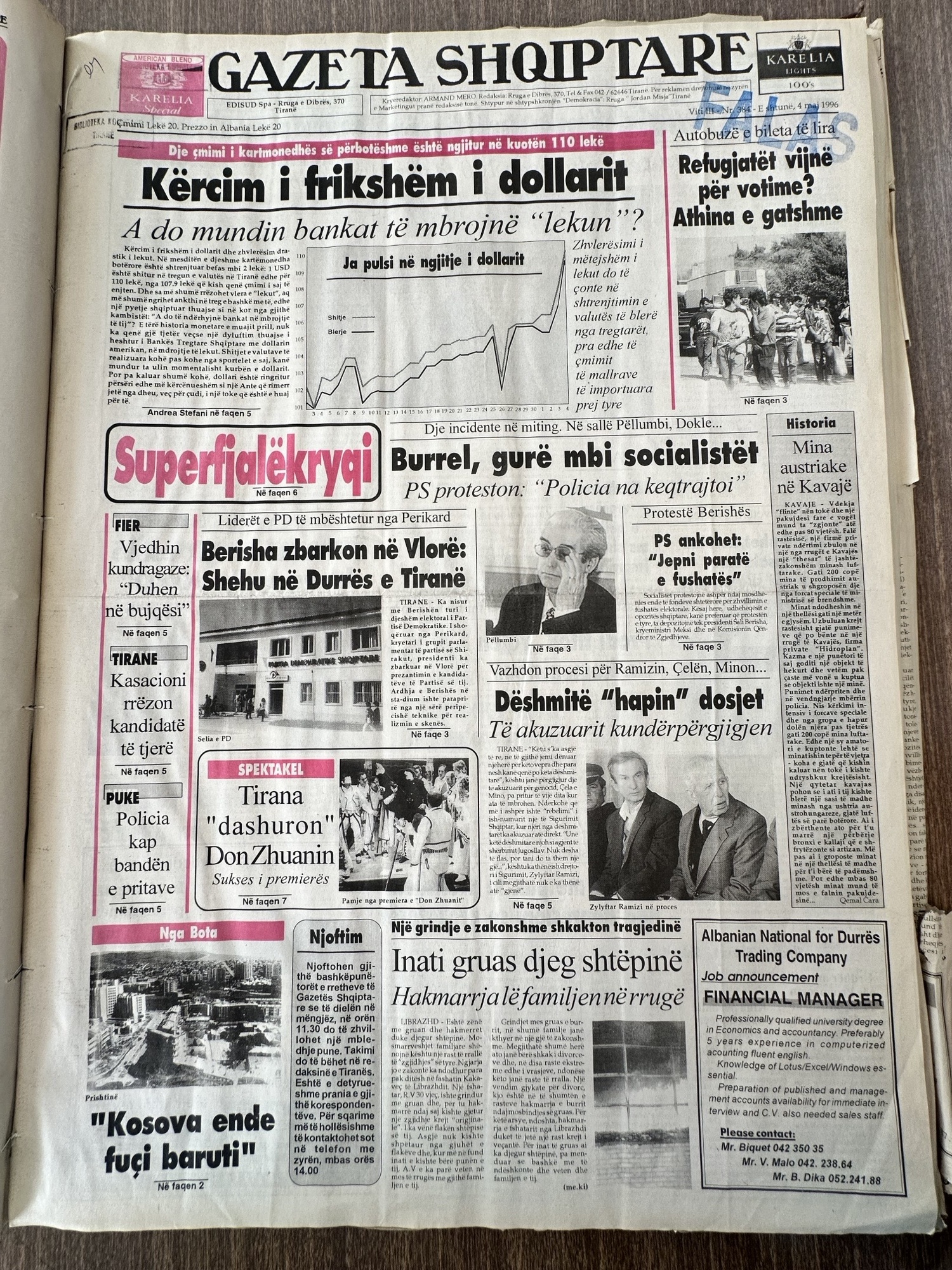 Gazeta Shqiptare 1996-05-04