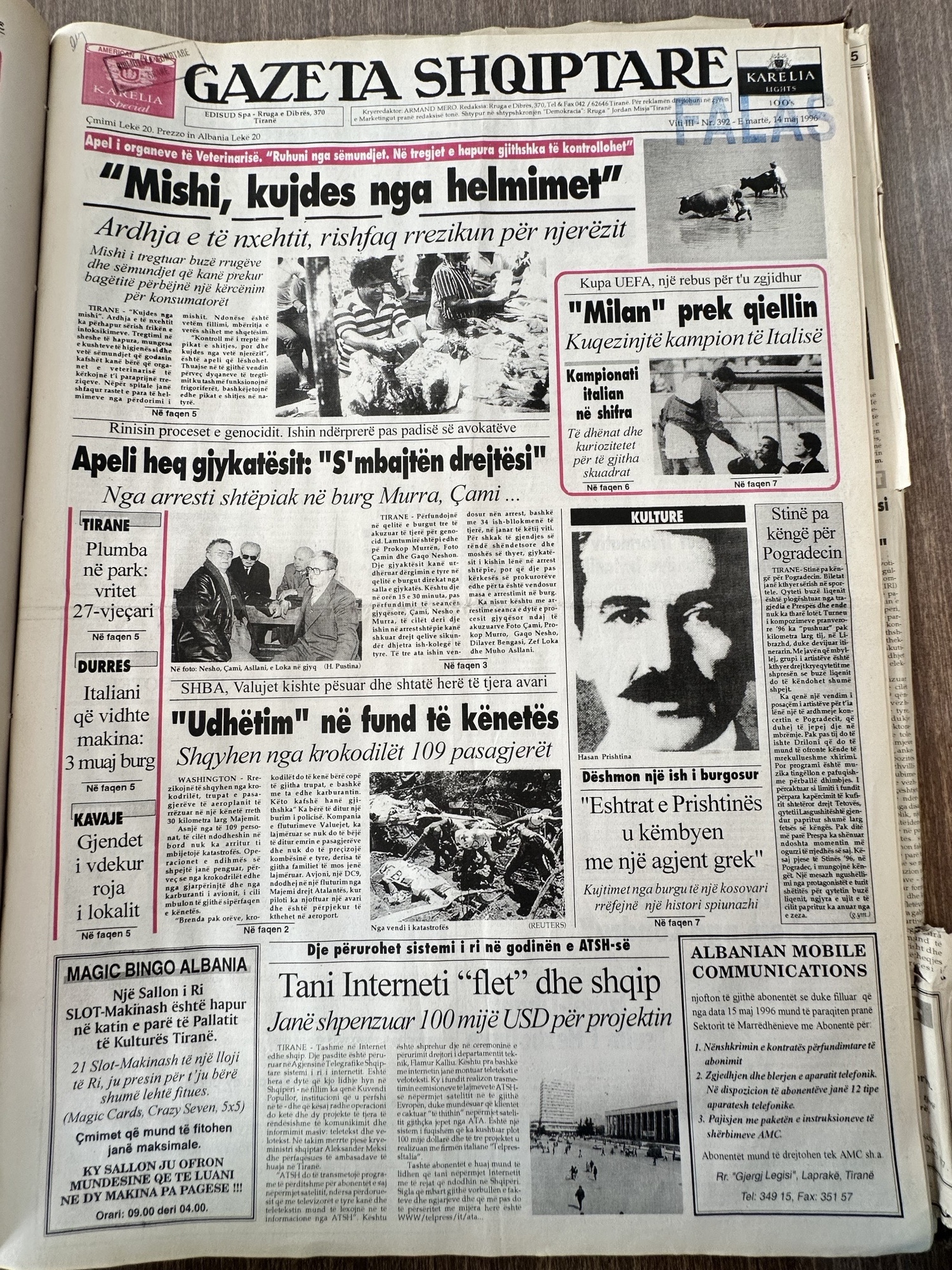 Gazeta Shqiptare 1996-05-14