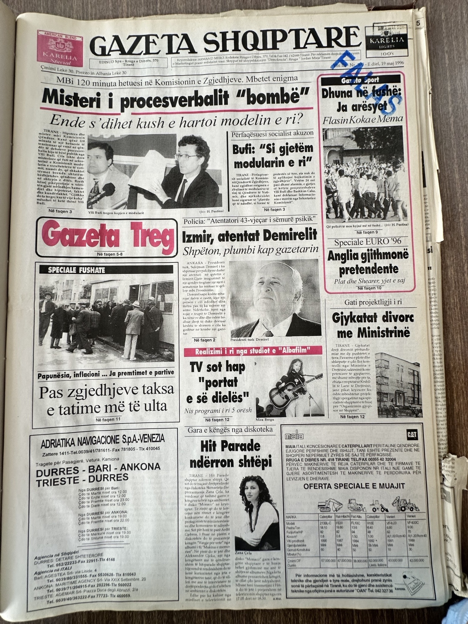 Gazeta Shqiptare 1996-05-19