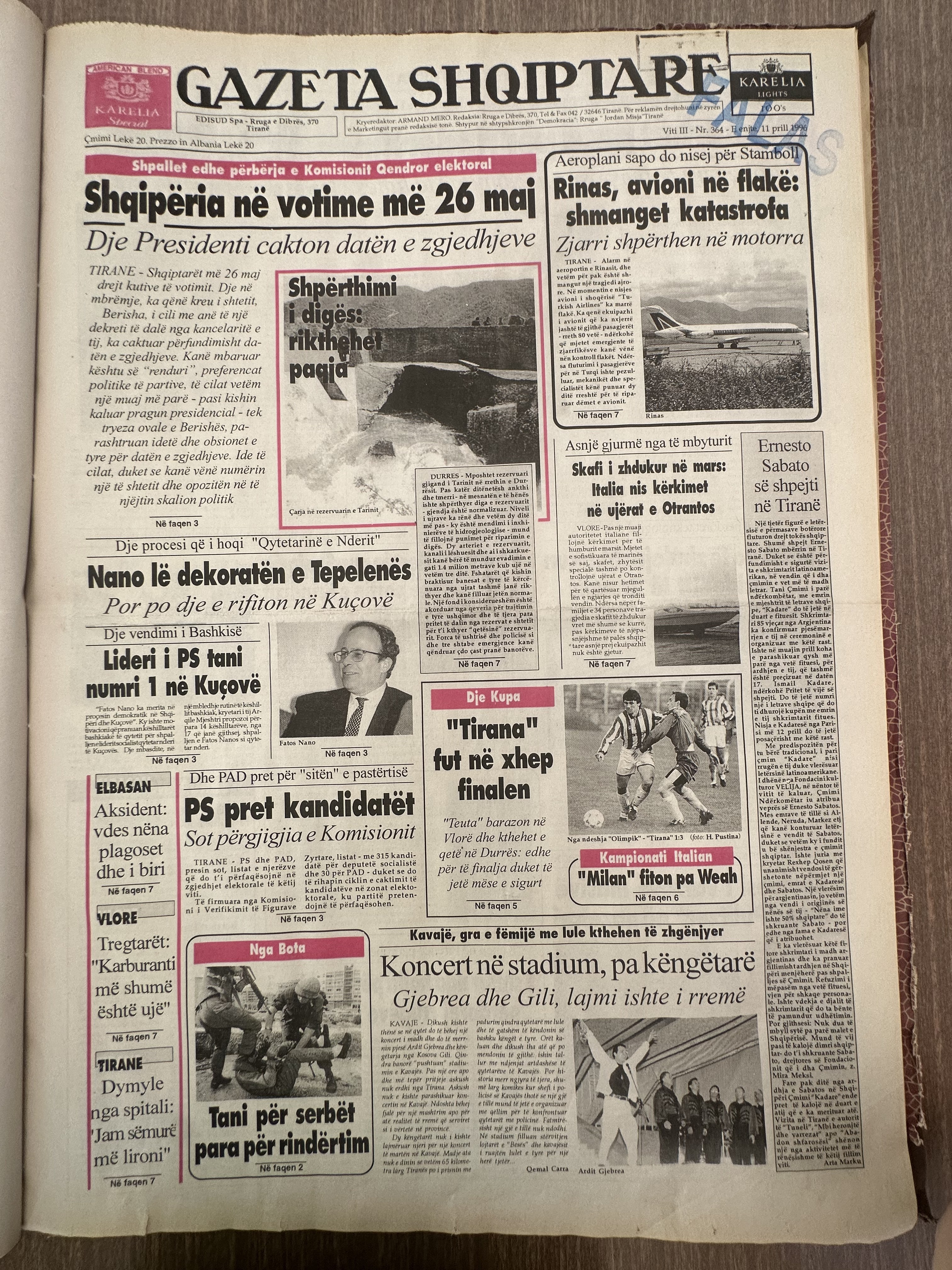 Gazeta Shqiptare 1996-07-08