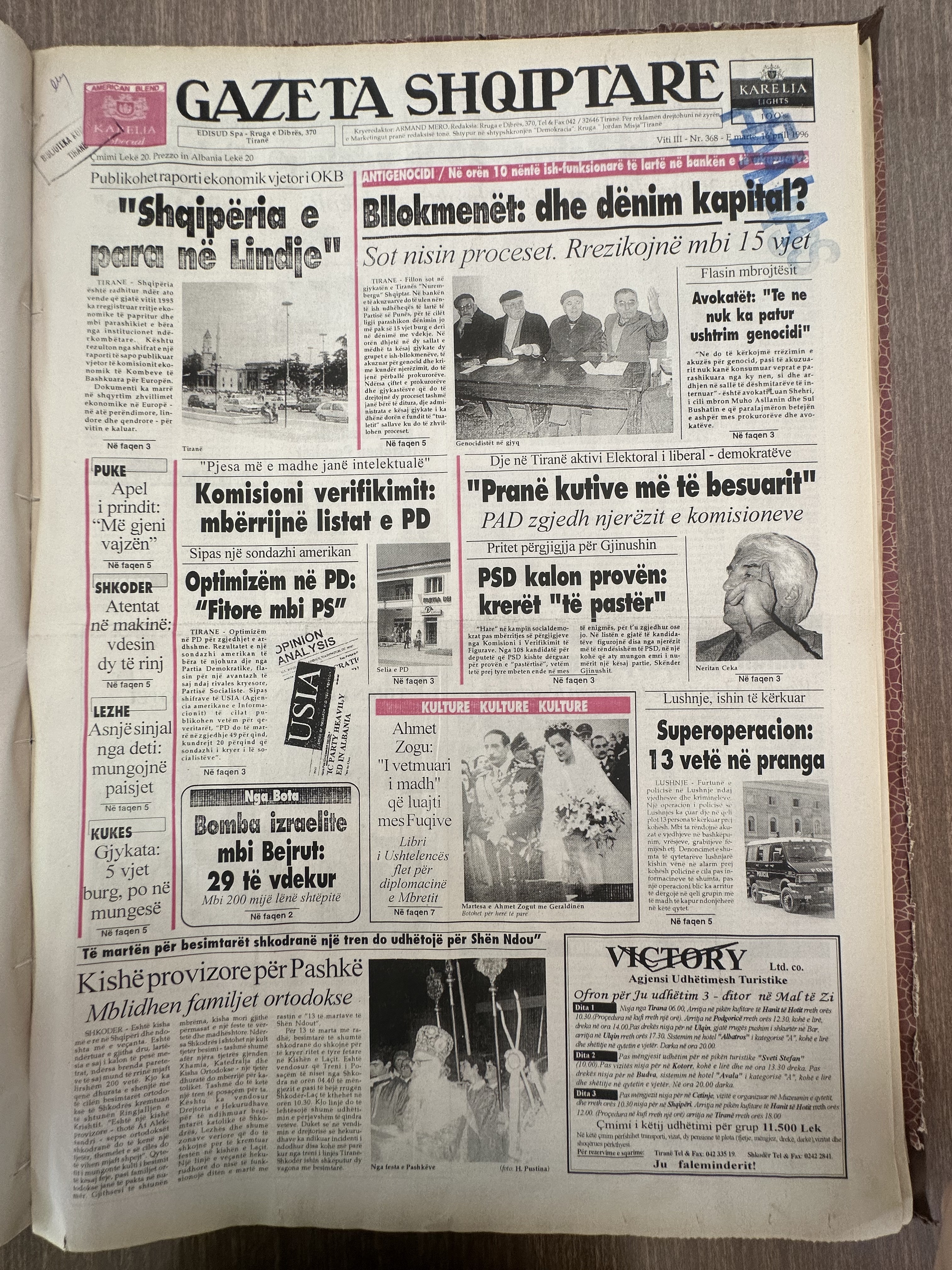 Gazeta Shqiptare 1996-09-11