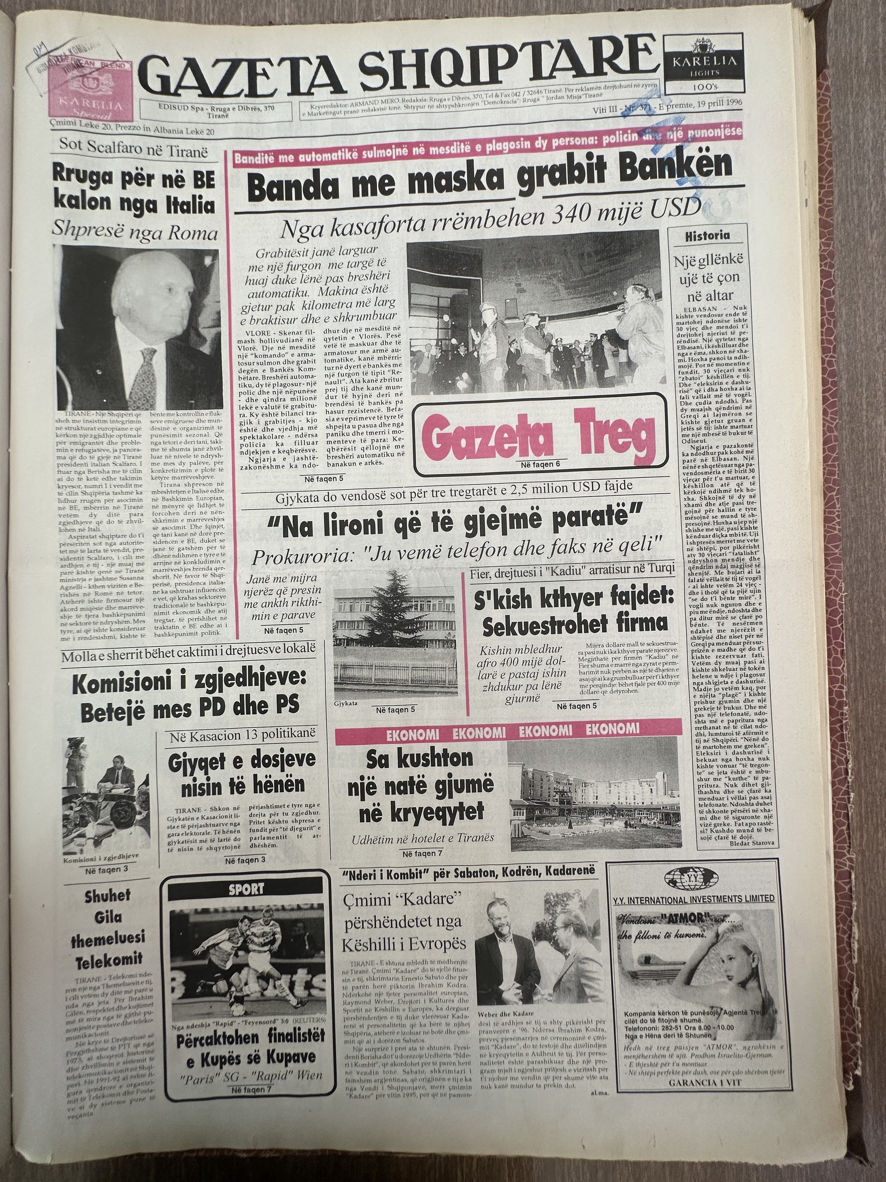Gazeta Shqiptare 1996-04-19